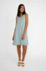 Chambray Sleeveless A-Line Dress sold by Bellissima