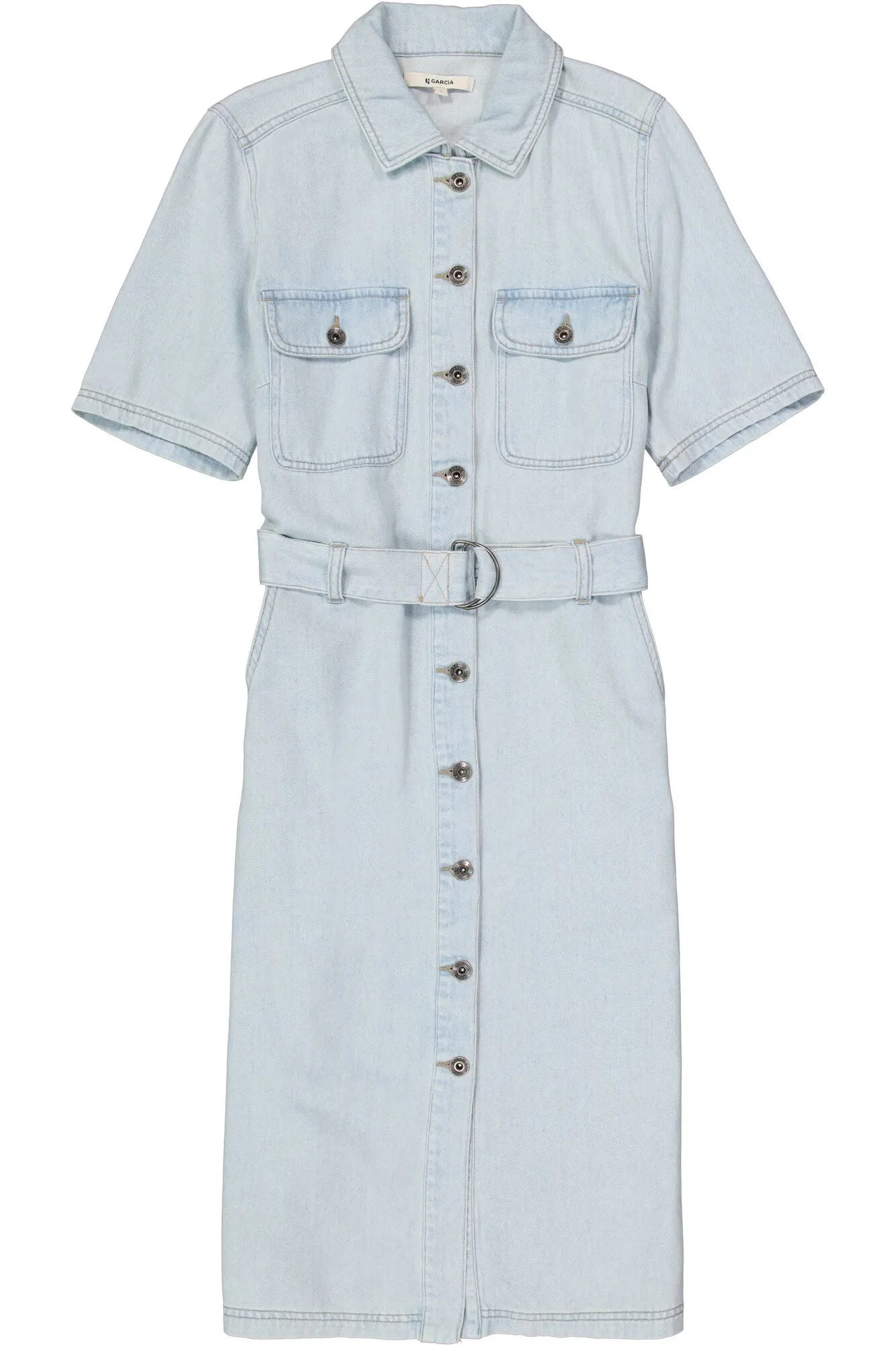 Button Up Denim Dress sold by Bellissima product image thumbnail 5