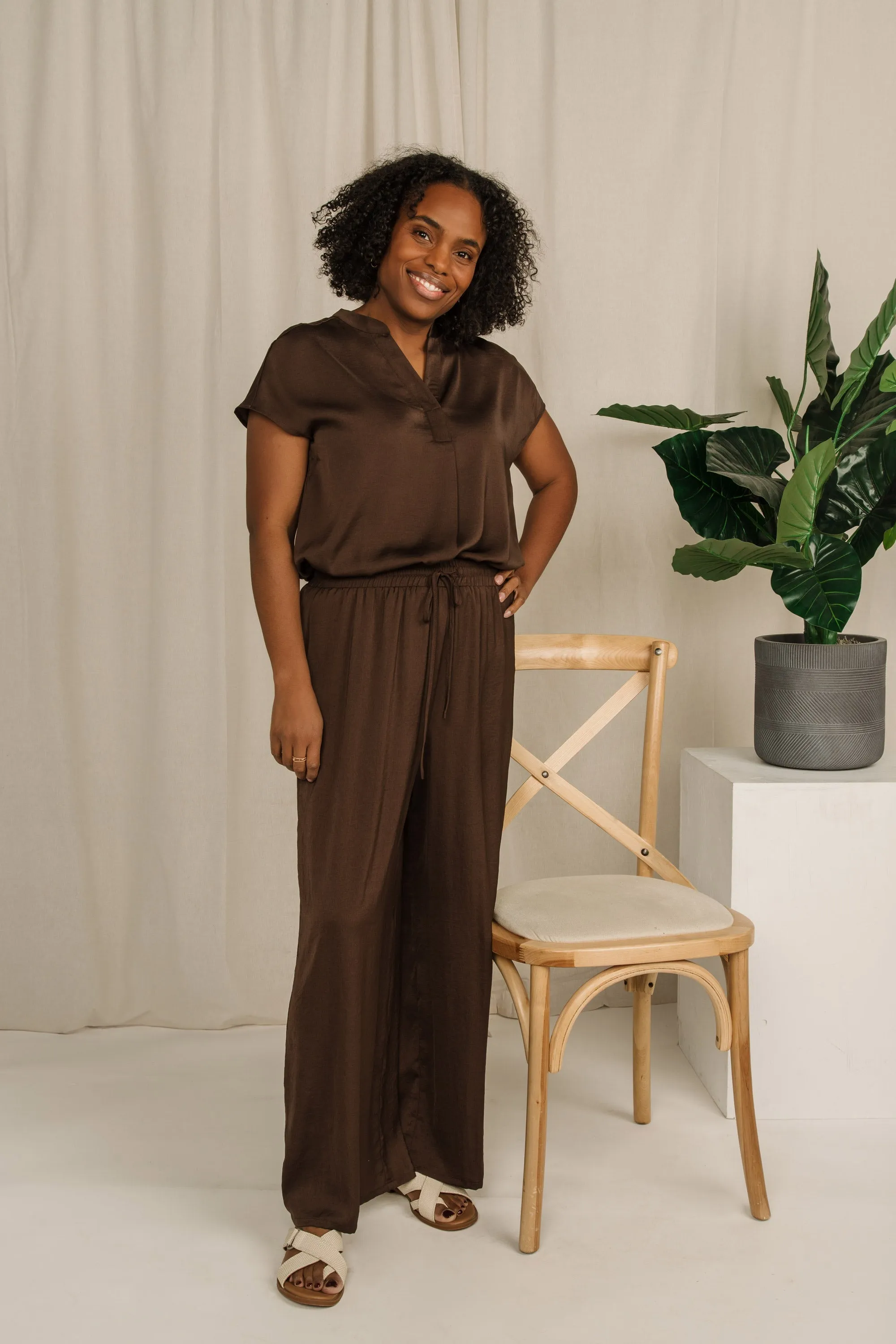 Pull On Airflow Palazzo Pants sold by Bellissima