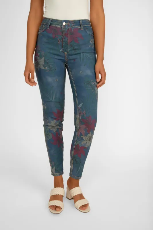 Floral Printed Reversible Jeans sold by Bellissima