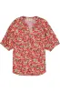 Short Sleeve Floral Blouse sold by Bellissima