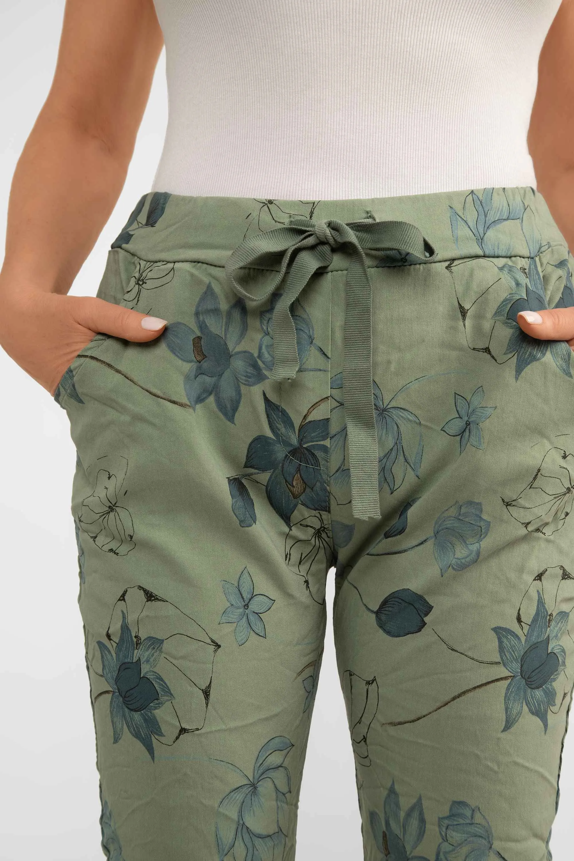 Wild Daffodil Print Pants sold by Bellissima product image thumbnail 4