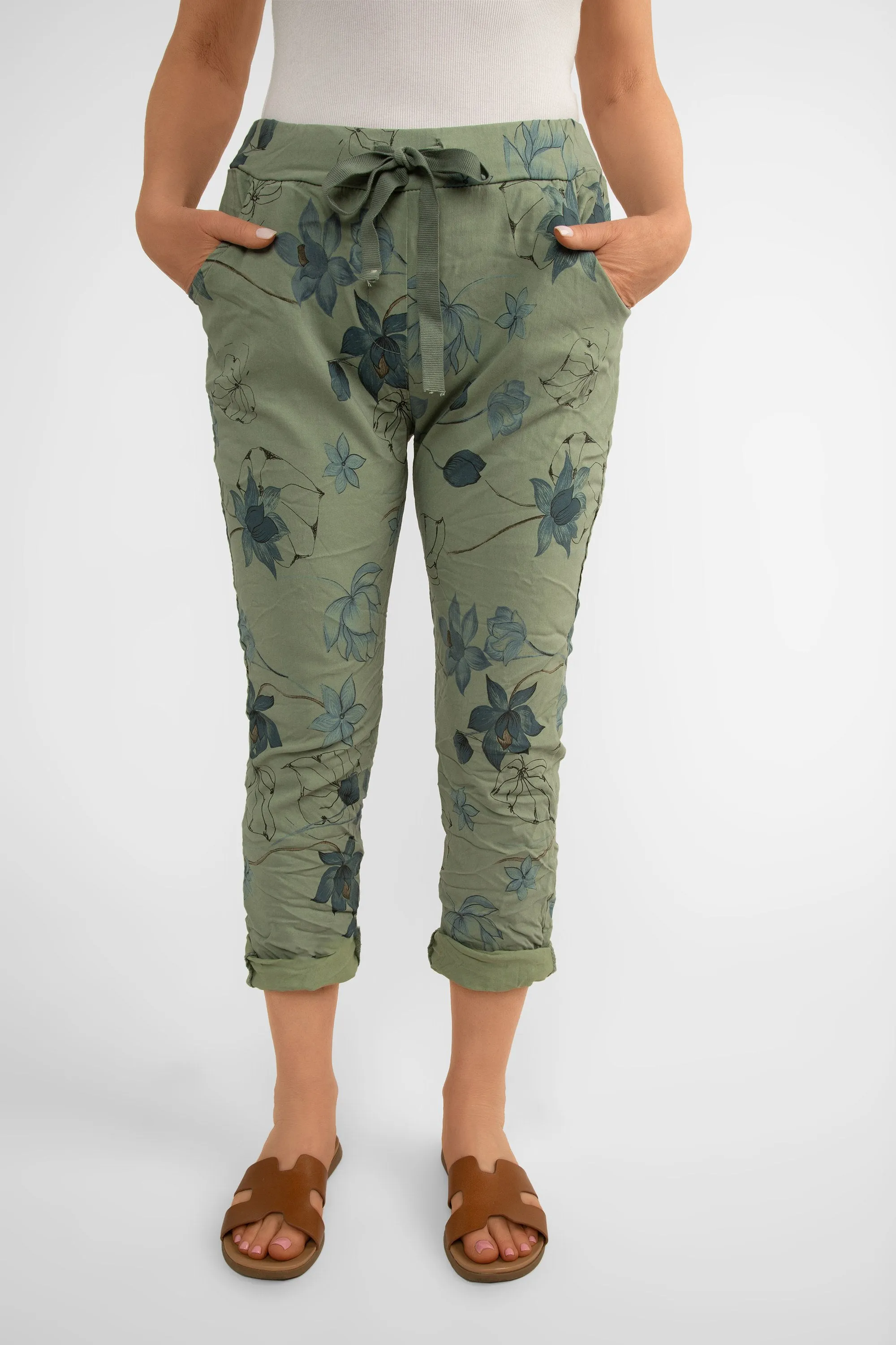 Wild Daffodil Print Pants sold by Bellissima product image thumbnail 2