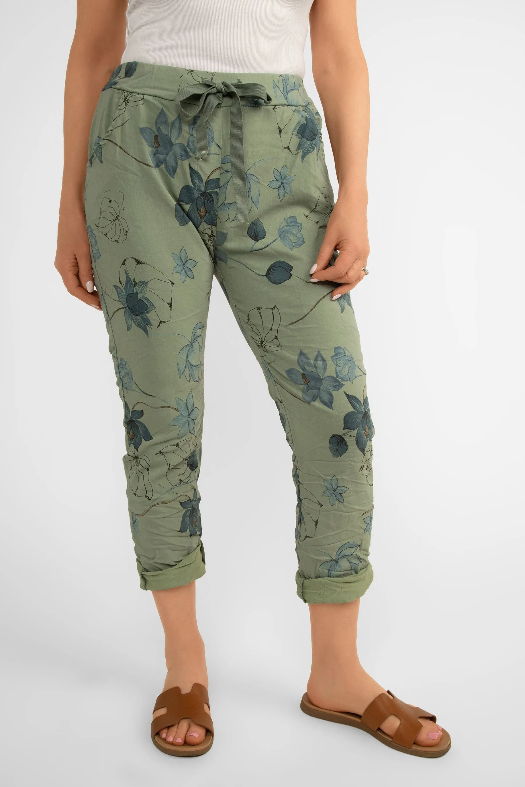 Wild Daffodil Print Pants sold by Bellissima product image thumbnail 3