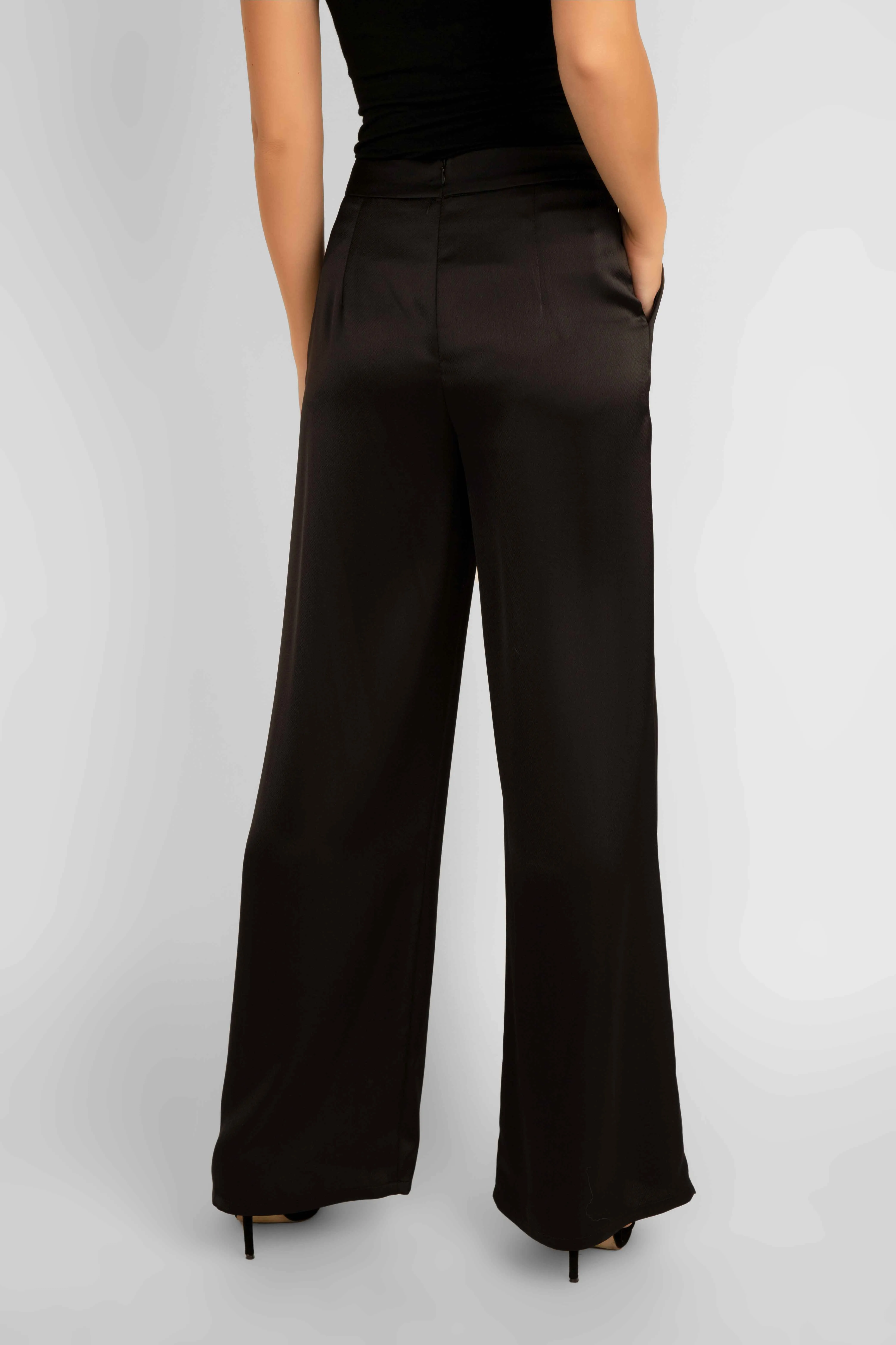 Satin Wide Leg Pants sold by Bellissima product image thumbnail 2