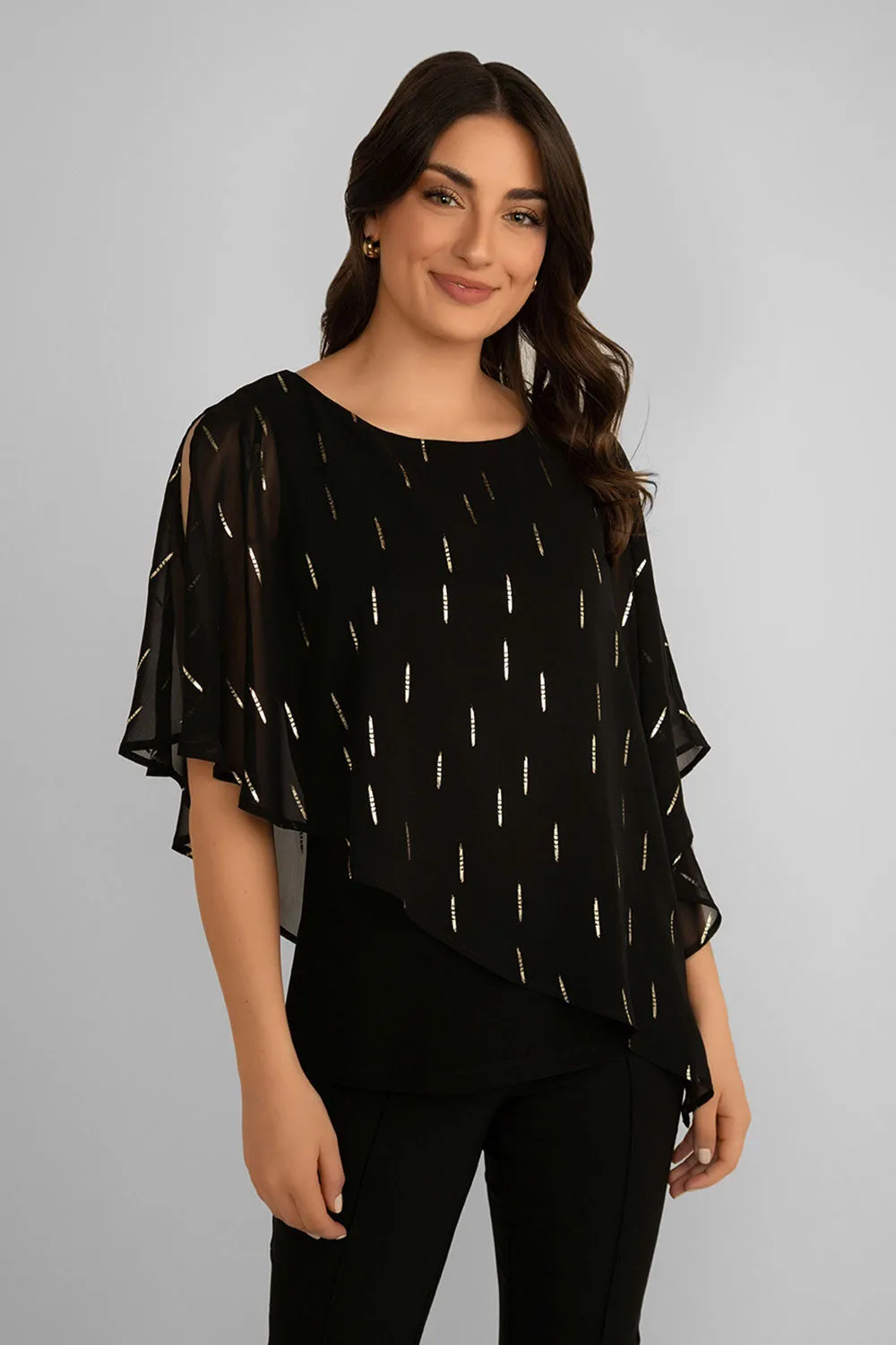 Chiffon Overlay Blouse sold by Bellissima product image thumbnail 2