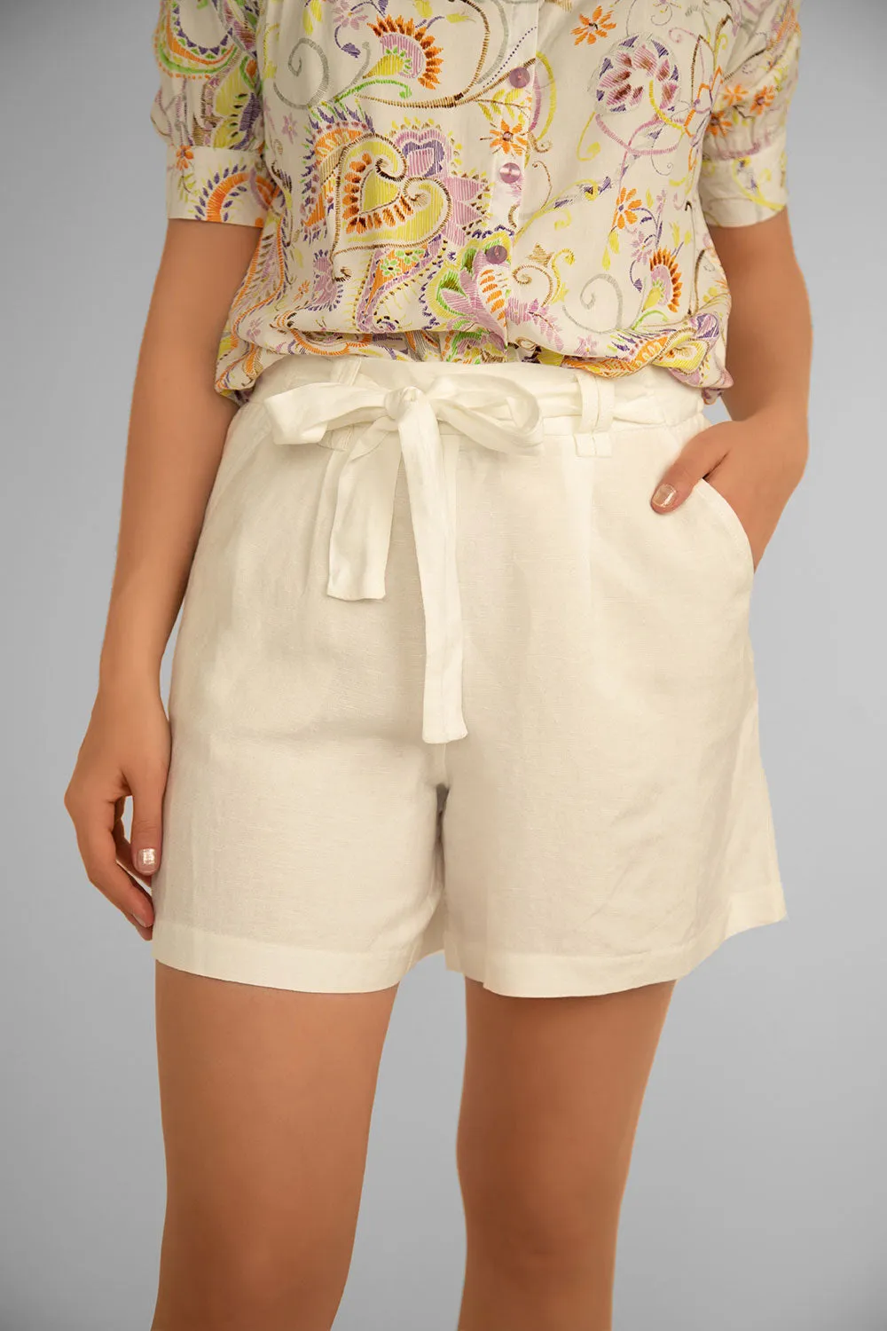 Tie Waist Shorts sold by Bellissima product image thumbnail 2