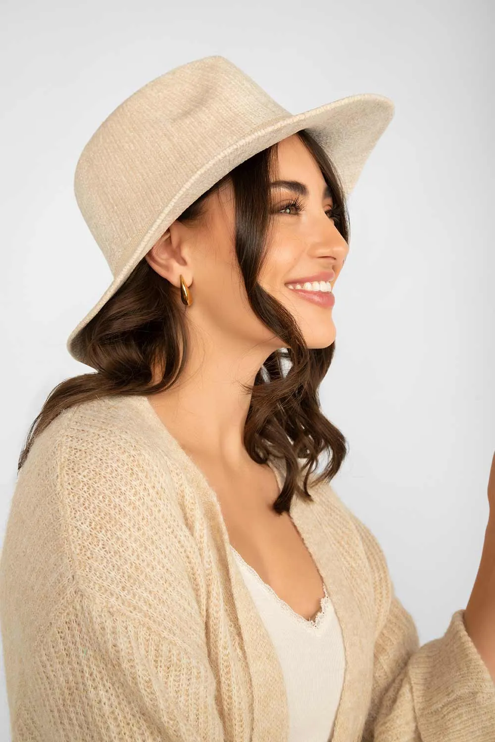 Felt Fedora Hat sold by Bellissima product image thumbnail 2