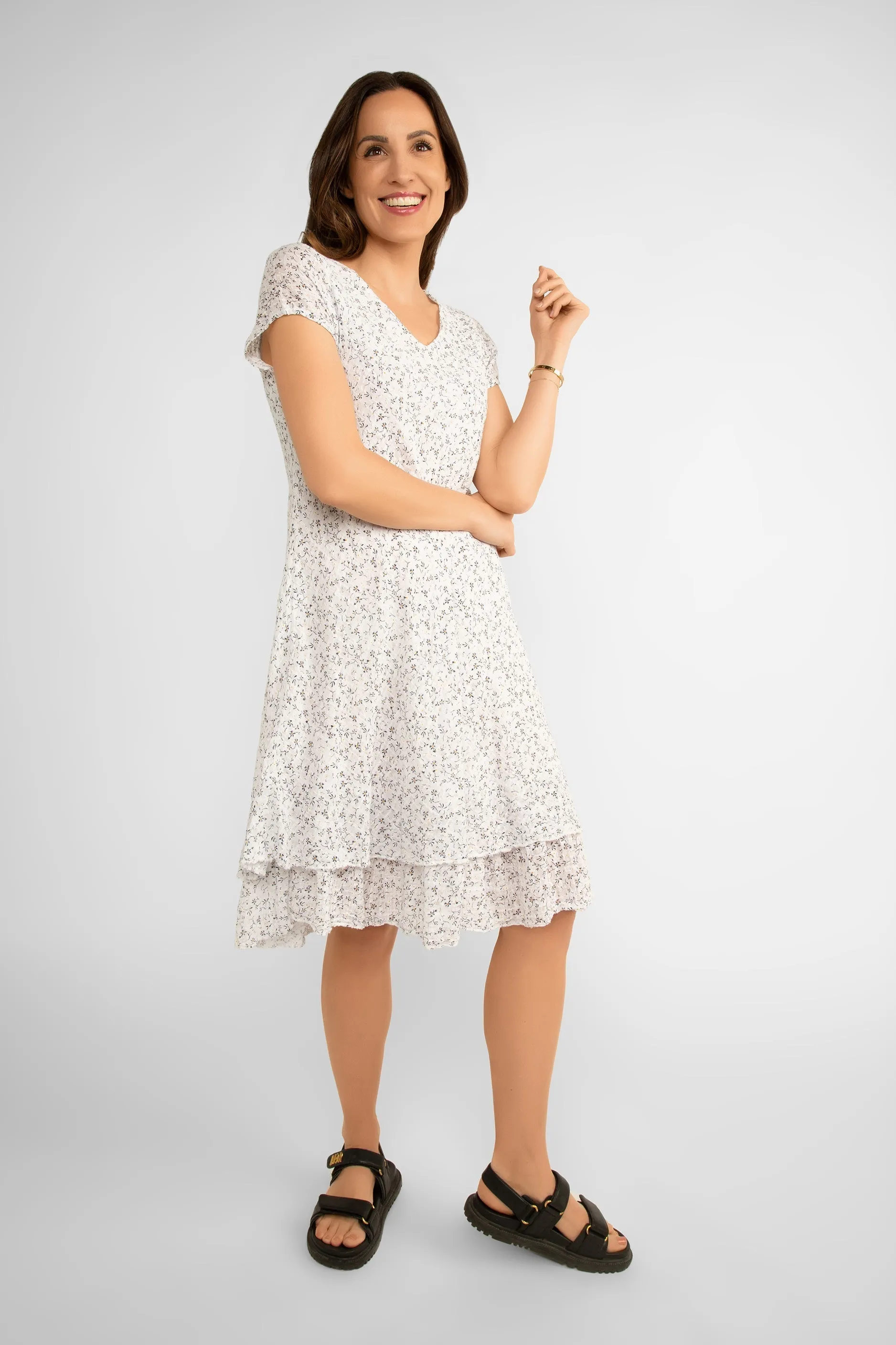 Ditsy Print Dress sold by Bellissima product image thumbnail 2