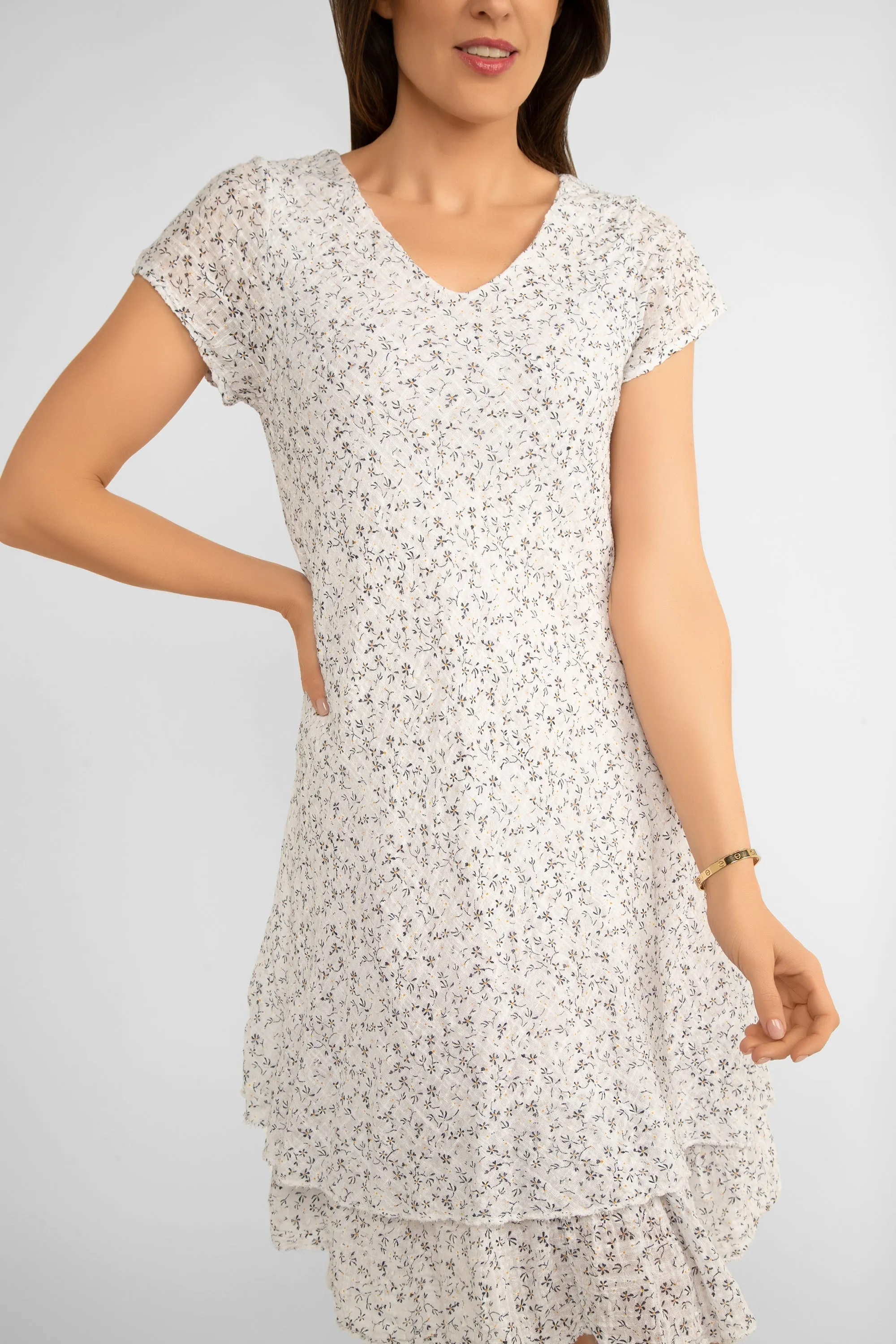 Ditsy Print Dress sold by Bellissima product image thumbnail 4