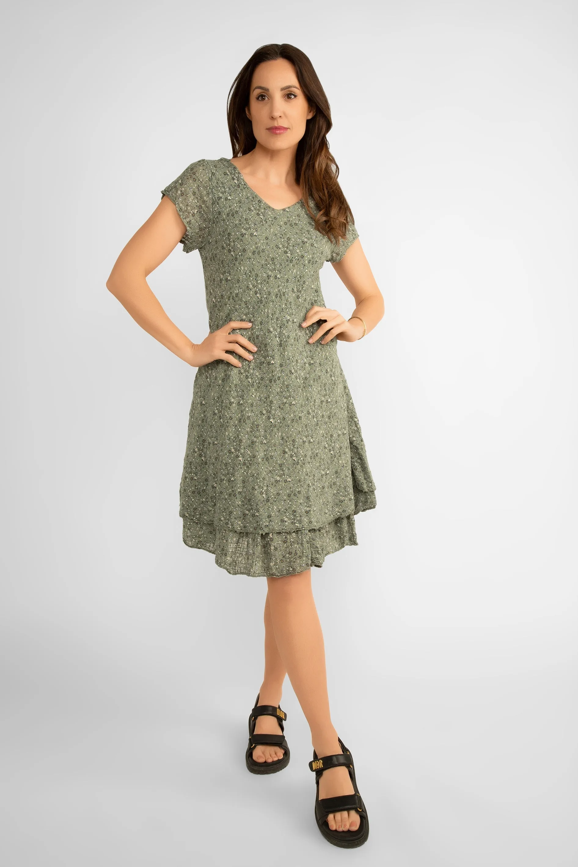 Ditsy Print Dress sold by Bellissima