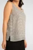 Striped Cotton Linen Tank Top sold by Bellissima