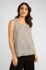 Striped Cotton Linen Tank Top sold by Bellissima