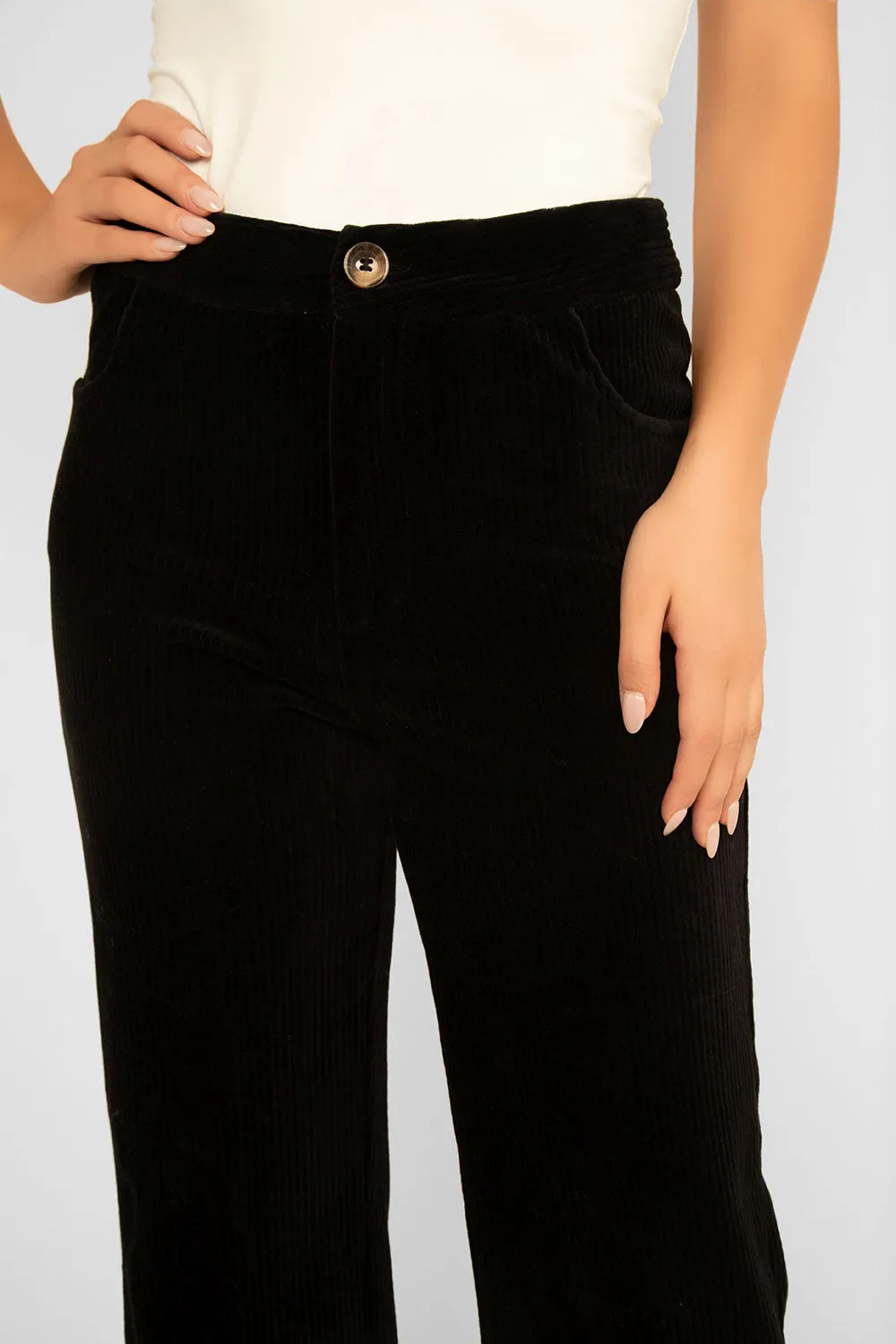 Wide Leg Corduroy Pants sold by Bellissima product image thumbnail 3