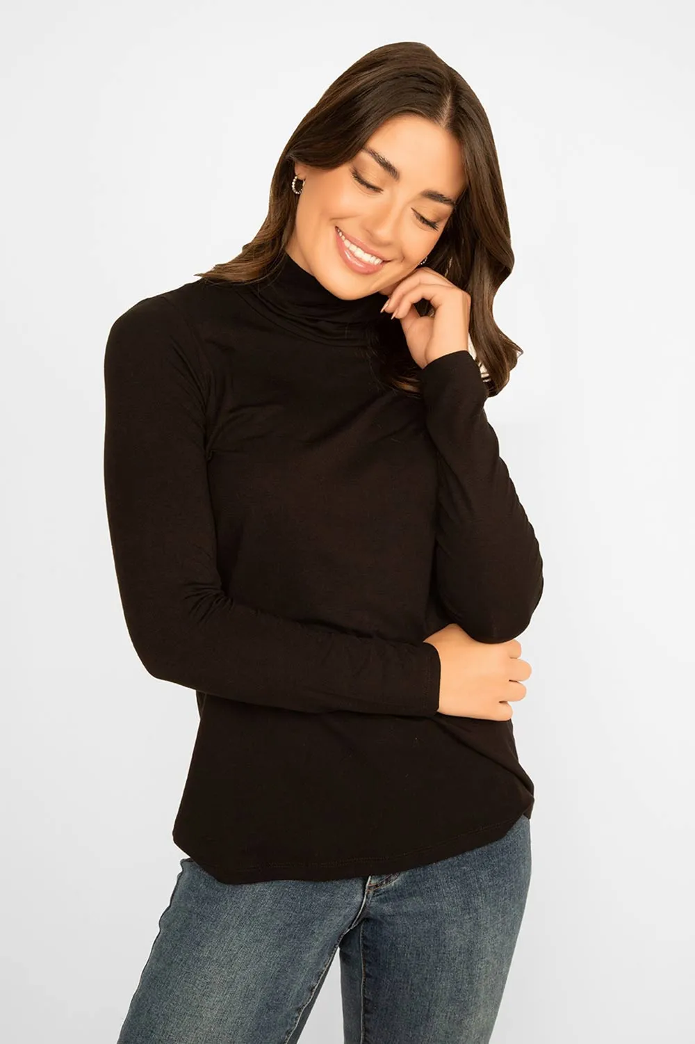 Long Sleeve Turtleneck Top sold by Bellissima