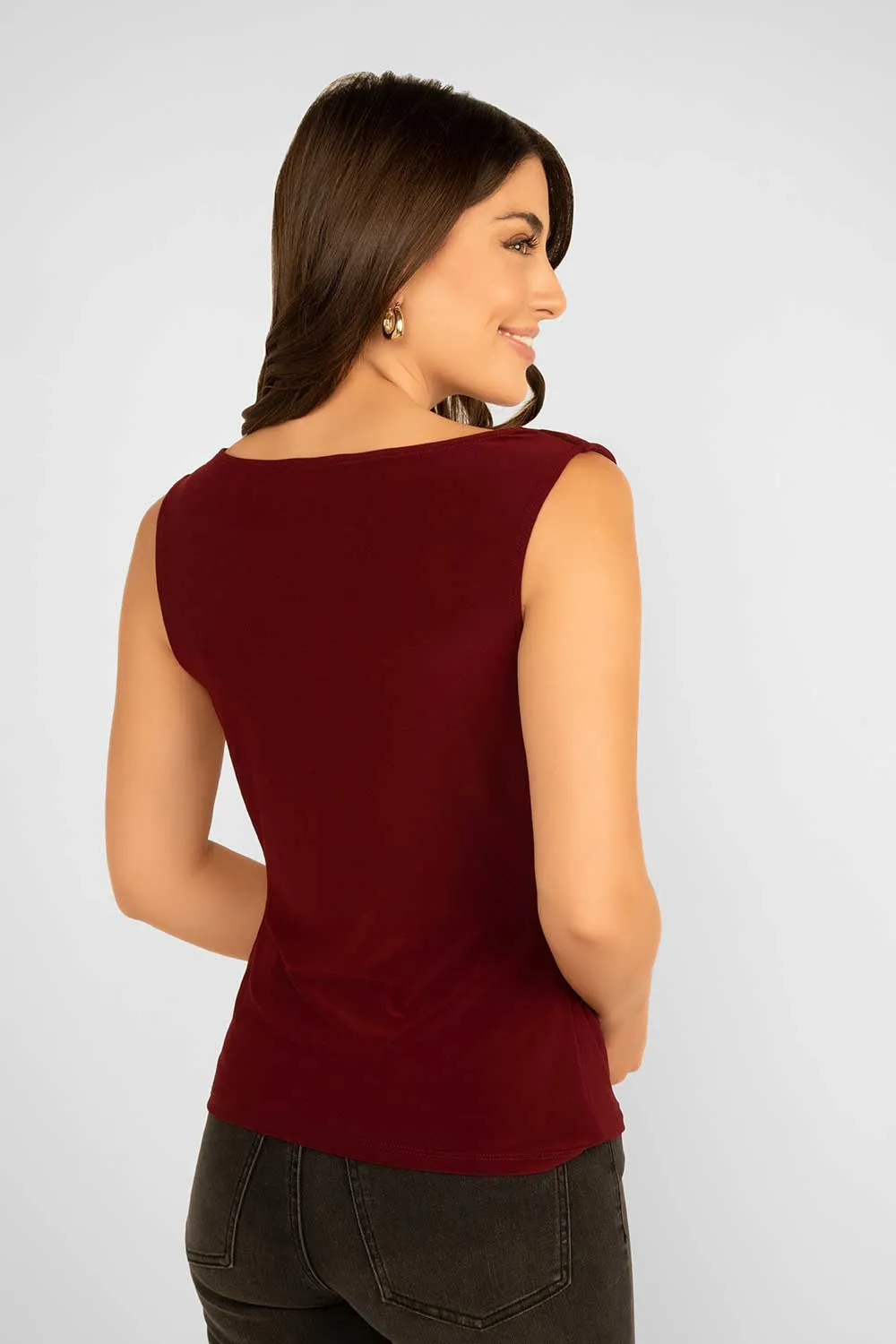 Cowl Neck Tank Top sold by Bellissima product image thumbnail 5