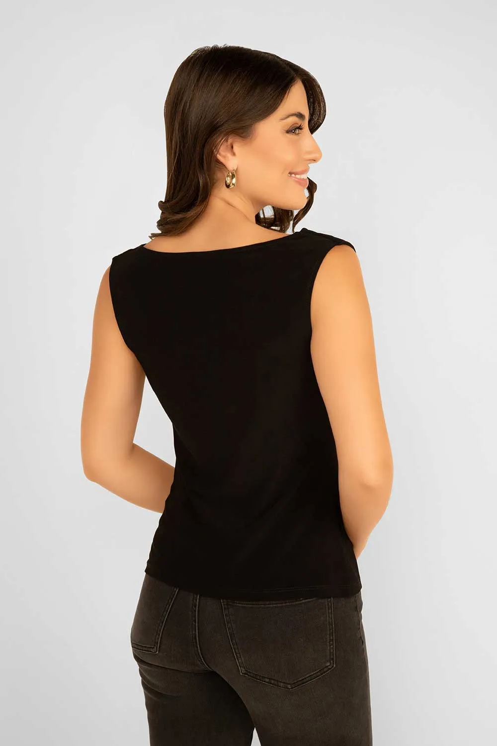Cowl Neck Tank Top sold by Bellissima product image thumbnail 3