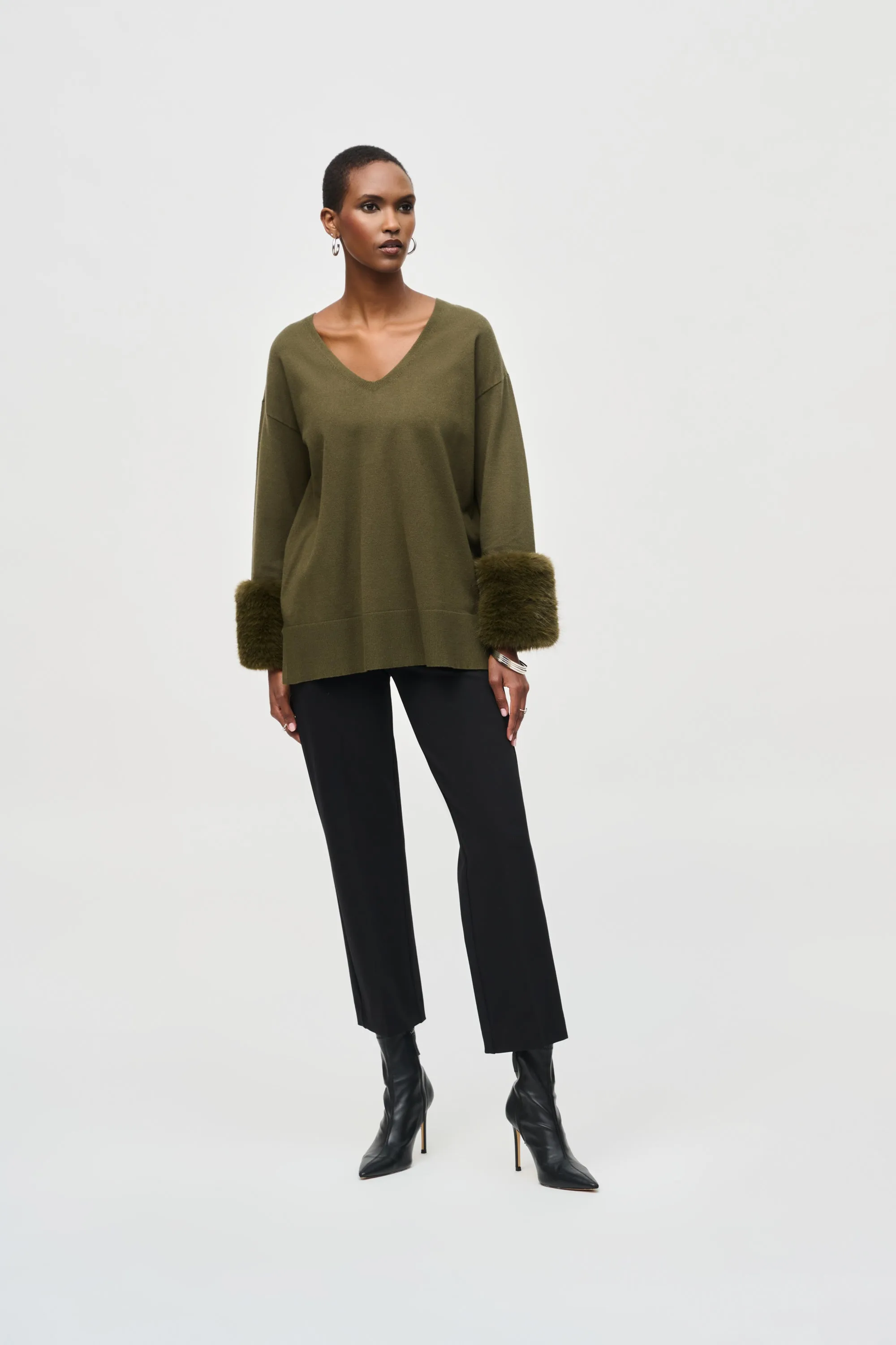 Heavy Knit Straight Pull-On Pants sold by Bellissima product image thumbnail 5