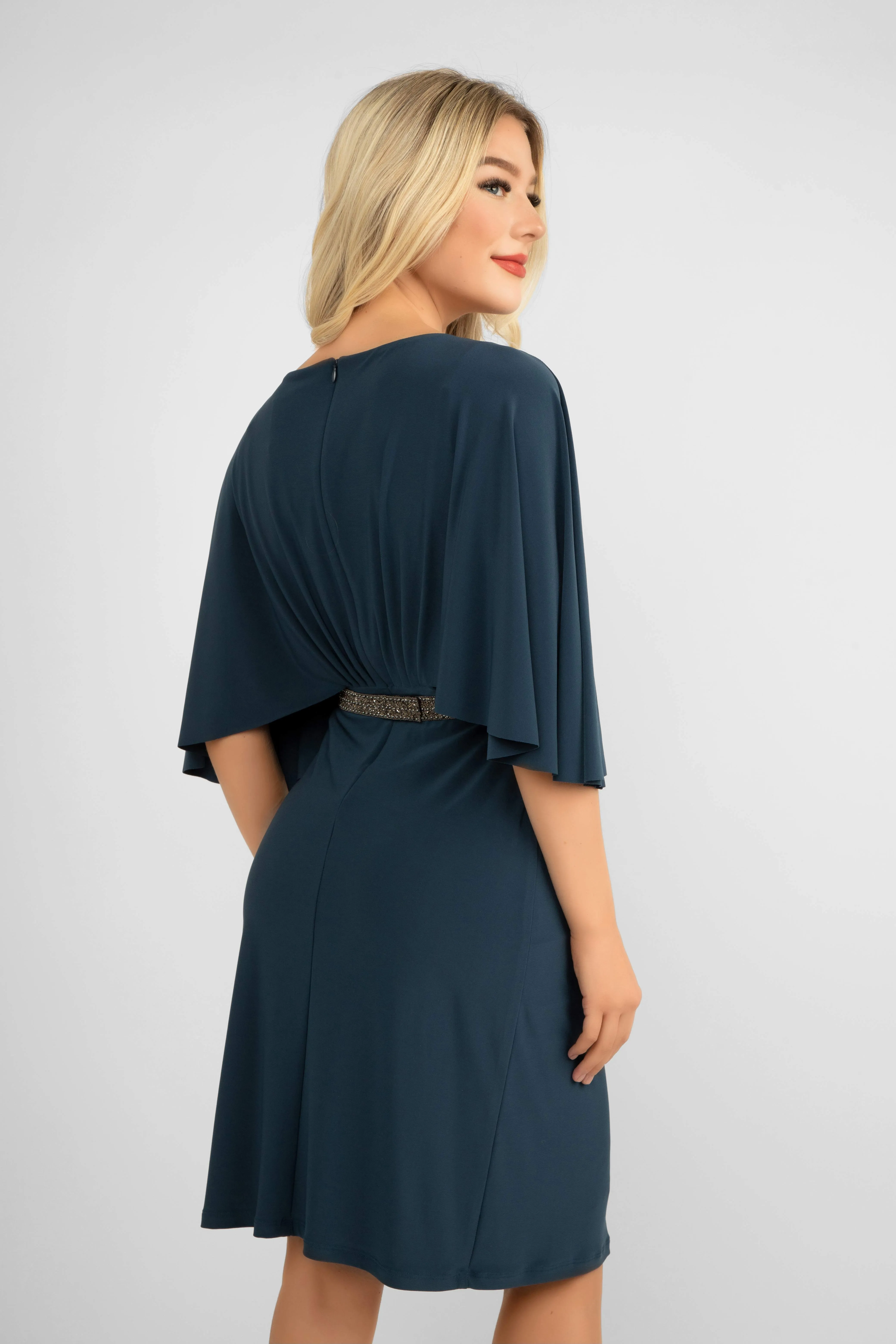 Dolman Sleeve Pleated Dress sold by Bellissima product image thumbnail 3