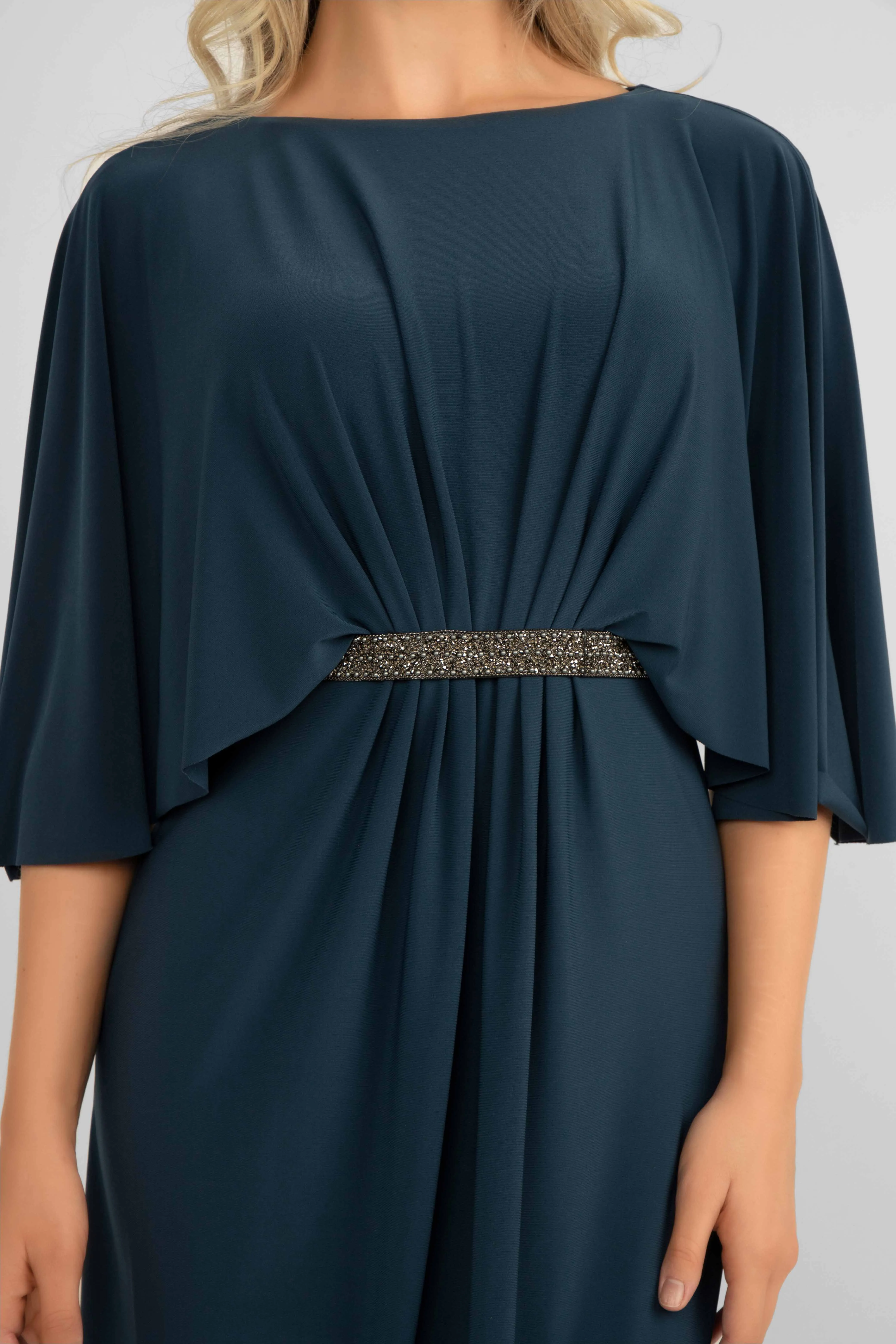 Dolman Sleeve Pleated Dress sold by Bellissima product image thumbnail 4