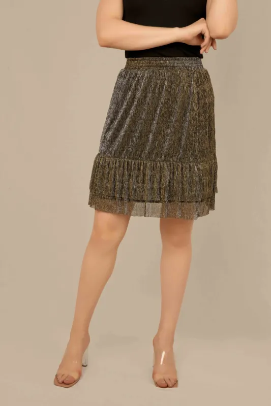 Tiered Glitter Skirt sold by Bellissima