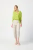 Millennium Cropped Pull On Pants With Patch Pockets sold by Bellissima