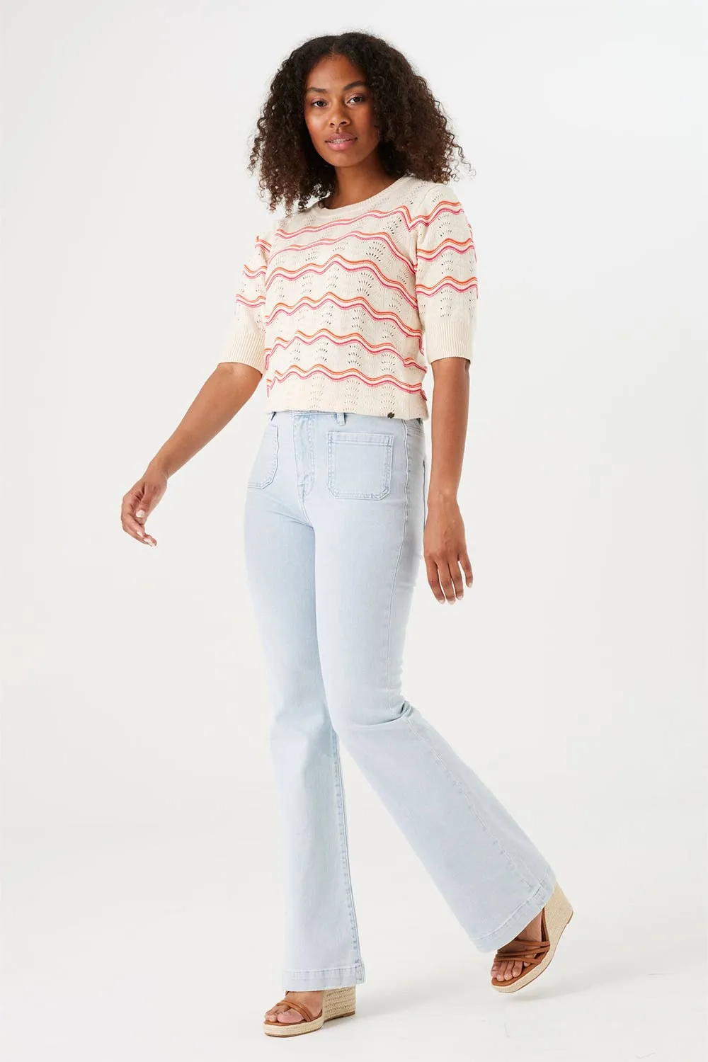 Cotton Stripe Sweater sold by Bellissima product image thumbnail 3