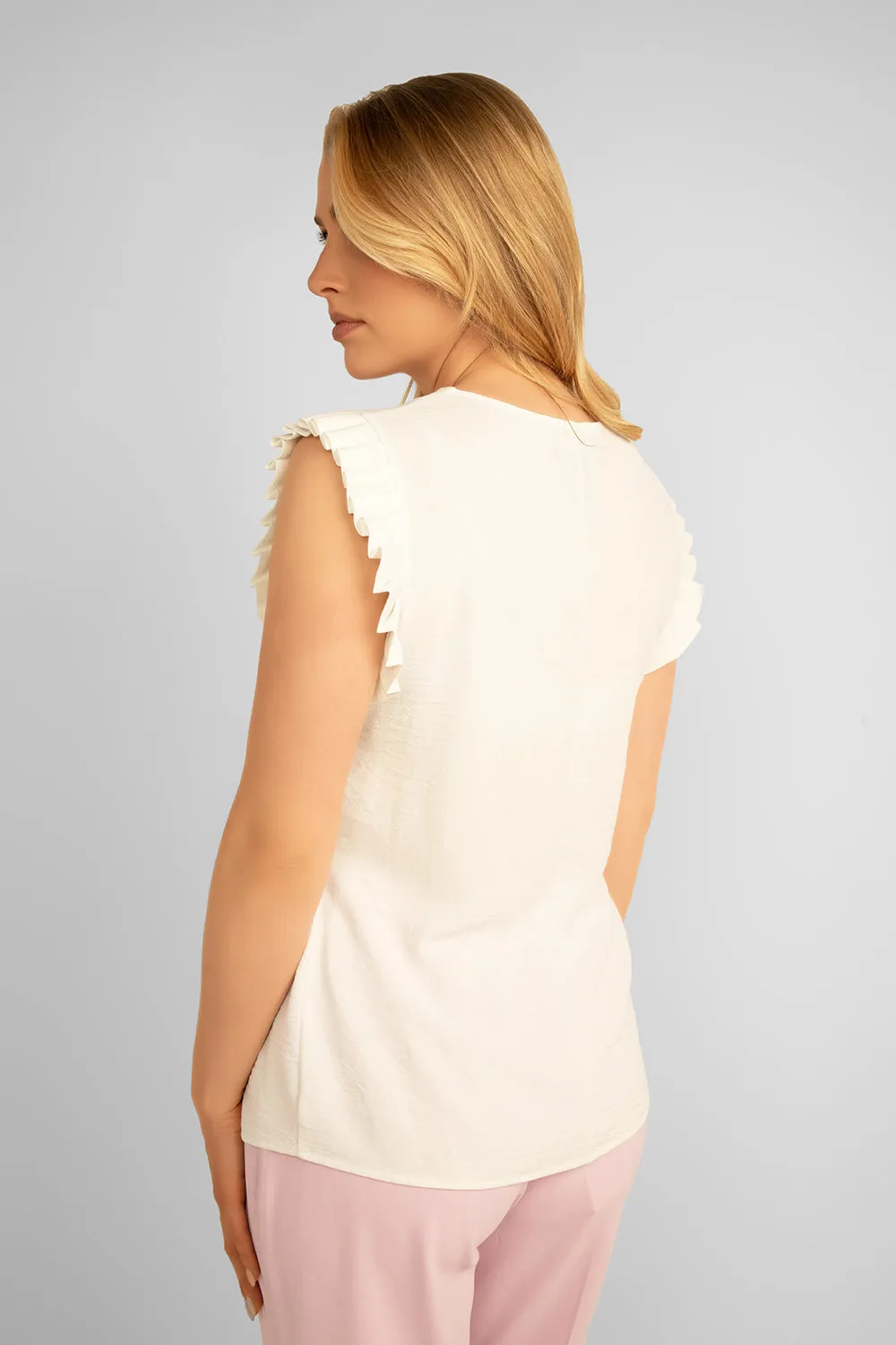 Ruffle Sleeve Blouse sold by Bellissima product image thumbnail 2