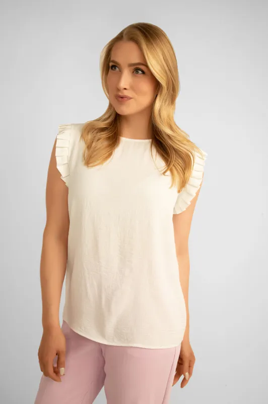 Ruffle Sleeve Blouse sold by Bellissima