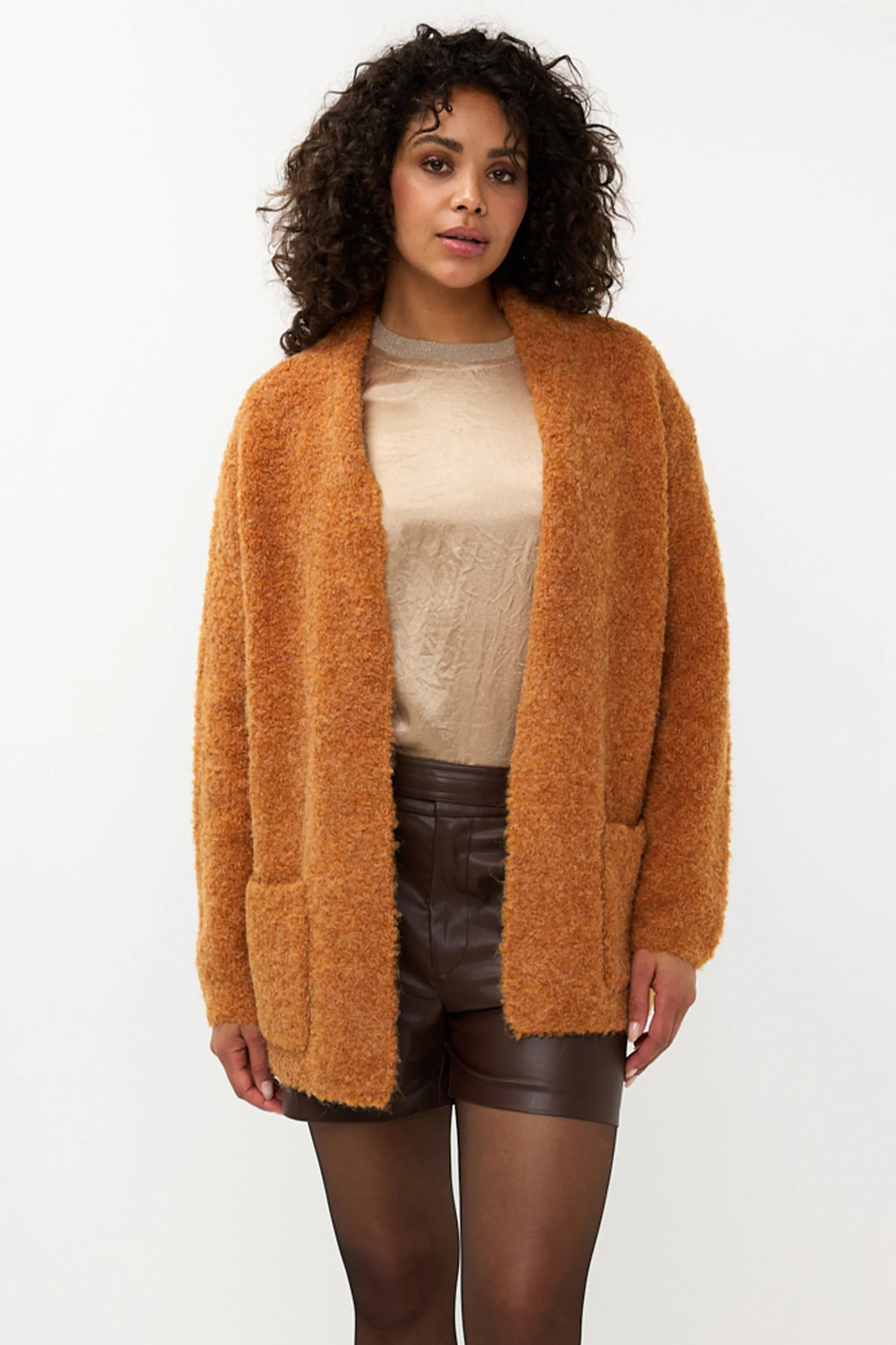 Textured Boucle Cardigan sold by Bellissima product image thumbnail 2
