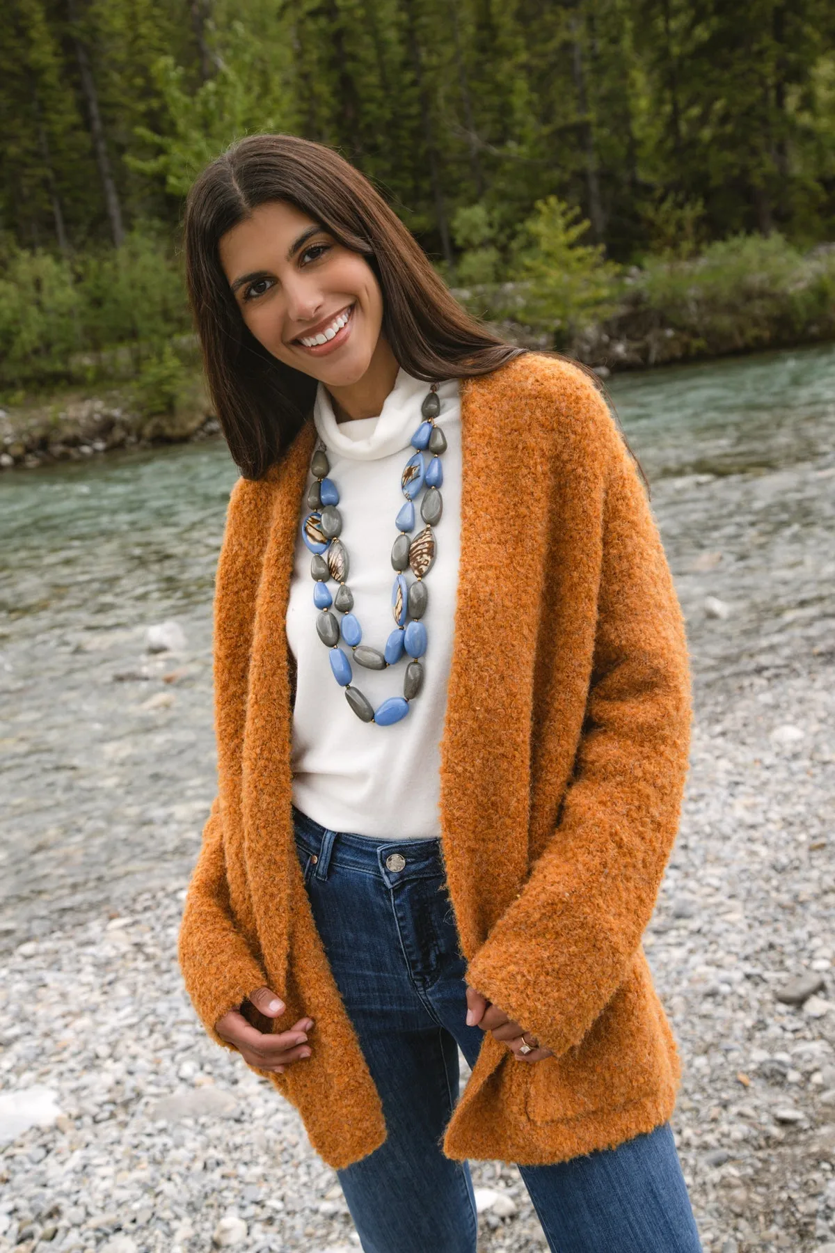 Textured Boucle Cardigan sold by Bellissima