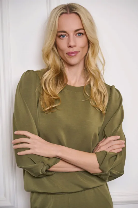 Modal Sweater Twisted Sleeve sold by Bellissima