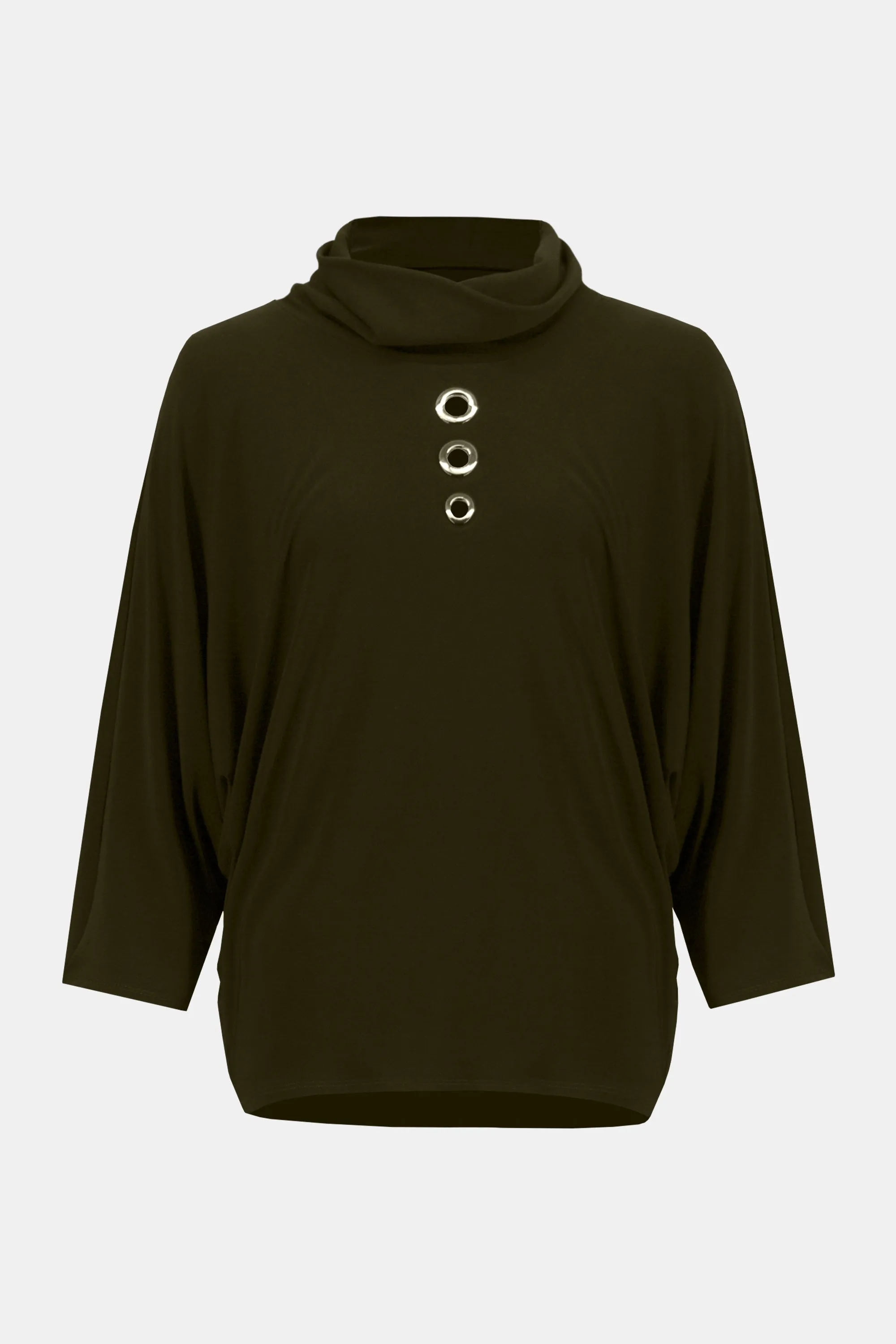 Silky Knit Boxy Top with Eyelets sold by Bellissima product image thumbnail 5