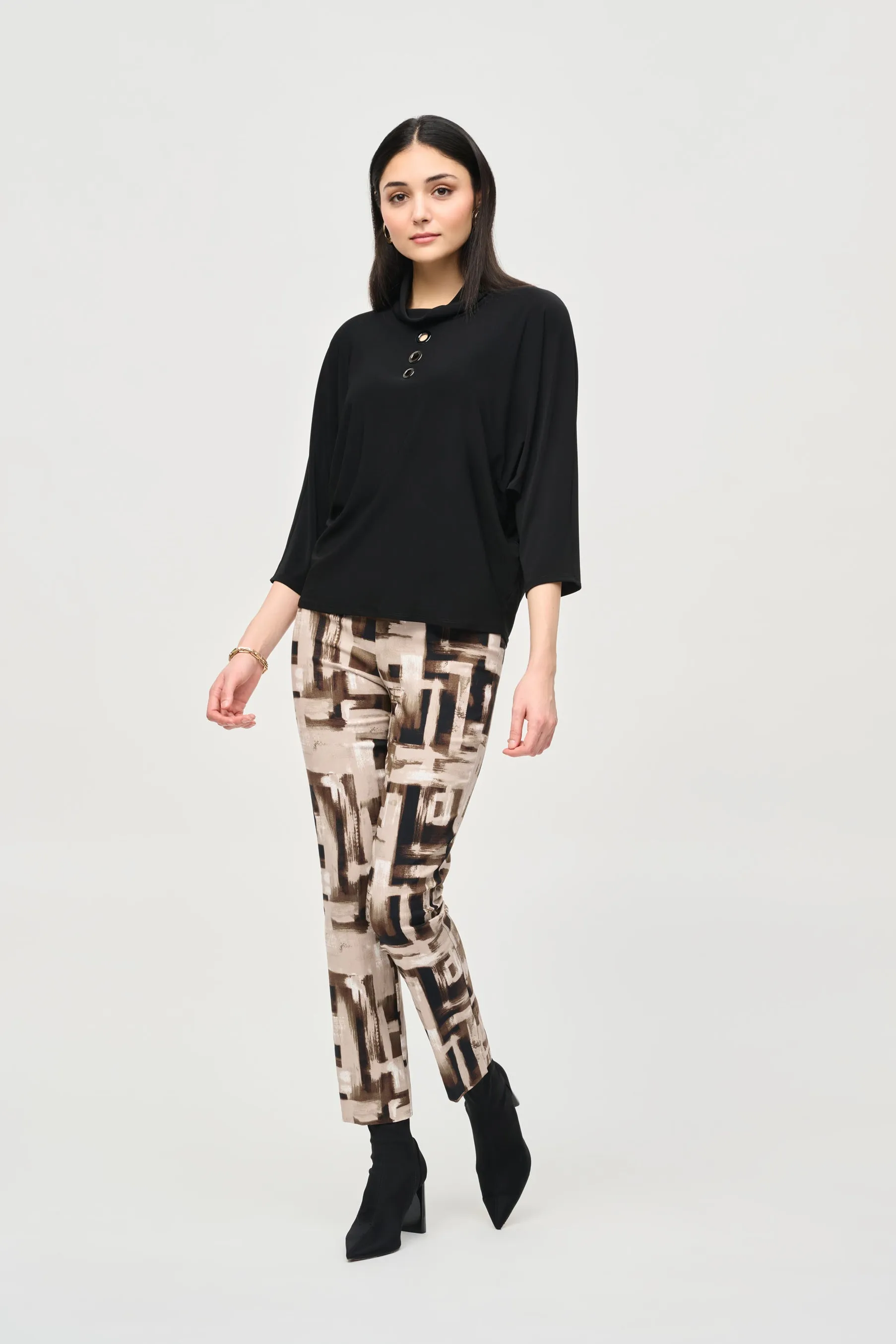 Silky Knit Boxy Top with Eyelets sold by Bellissima product image thumbnail 4