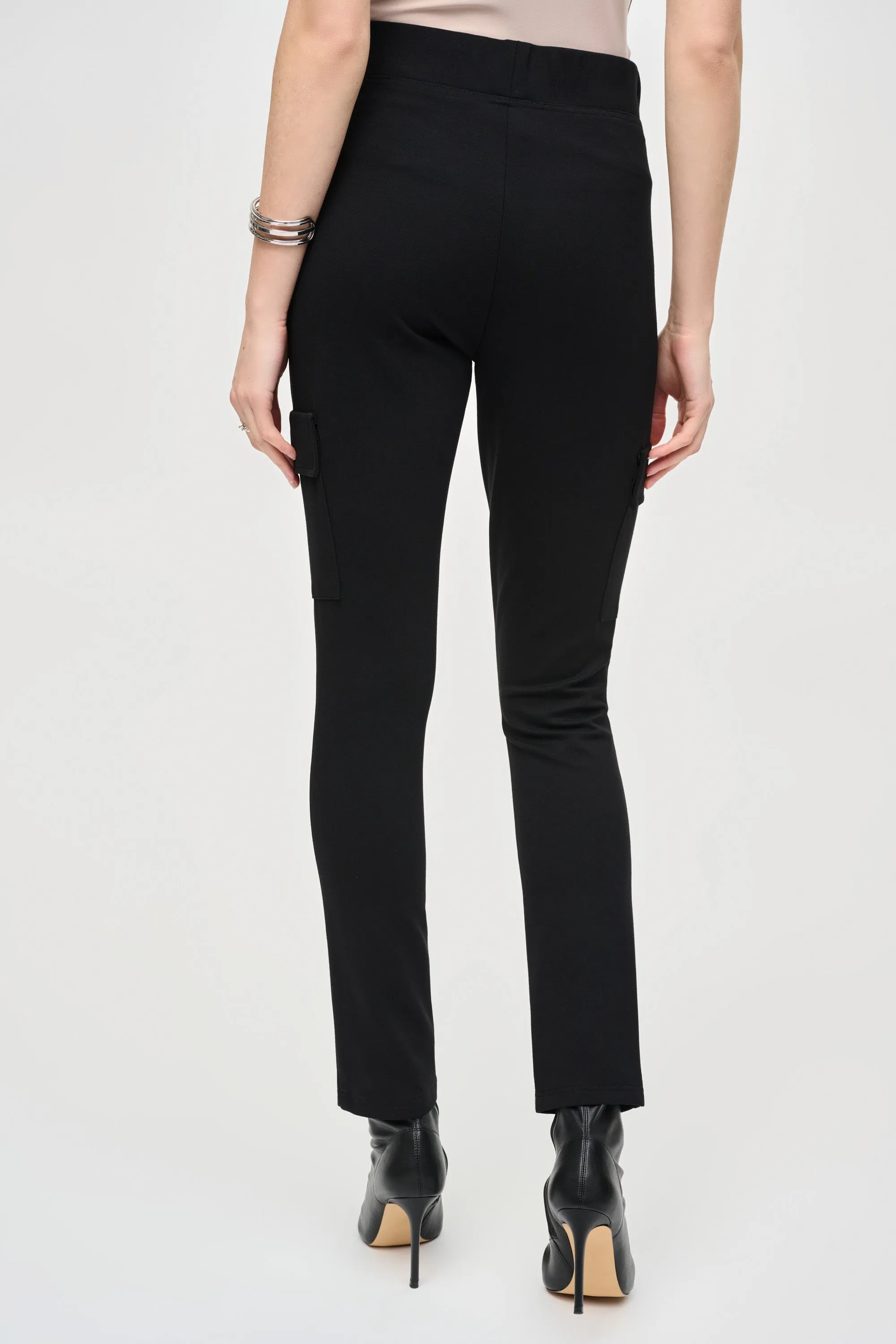 Silky Knit Slim Fit Cargo Pants sold by Bellissima product image thumbnail 4