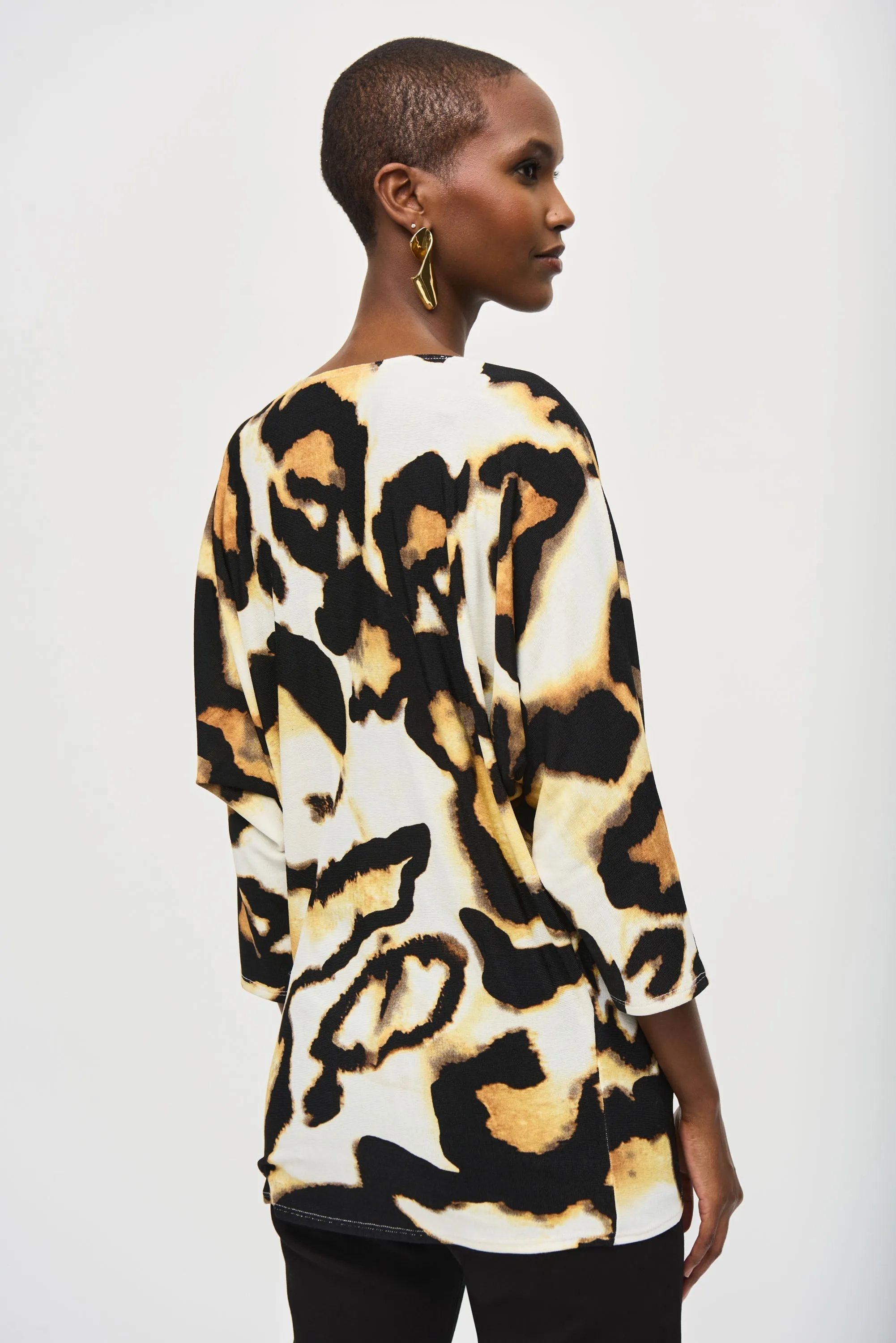 Animal Patterned Knit Sweater sold by Bellissima product image thumbnail 3