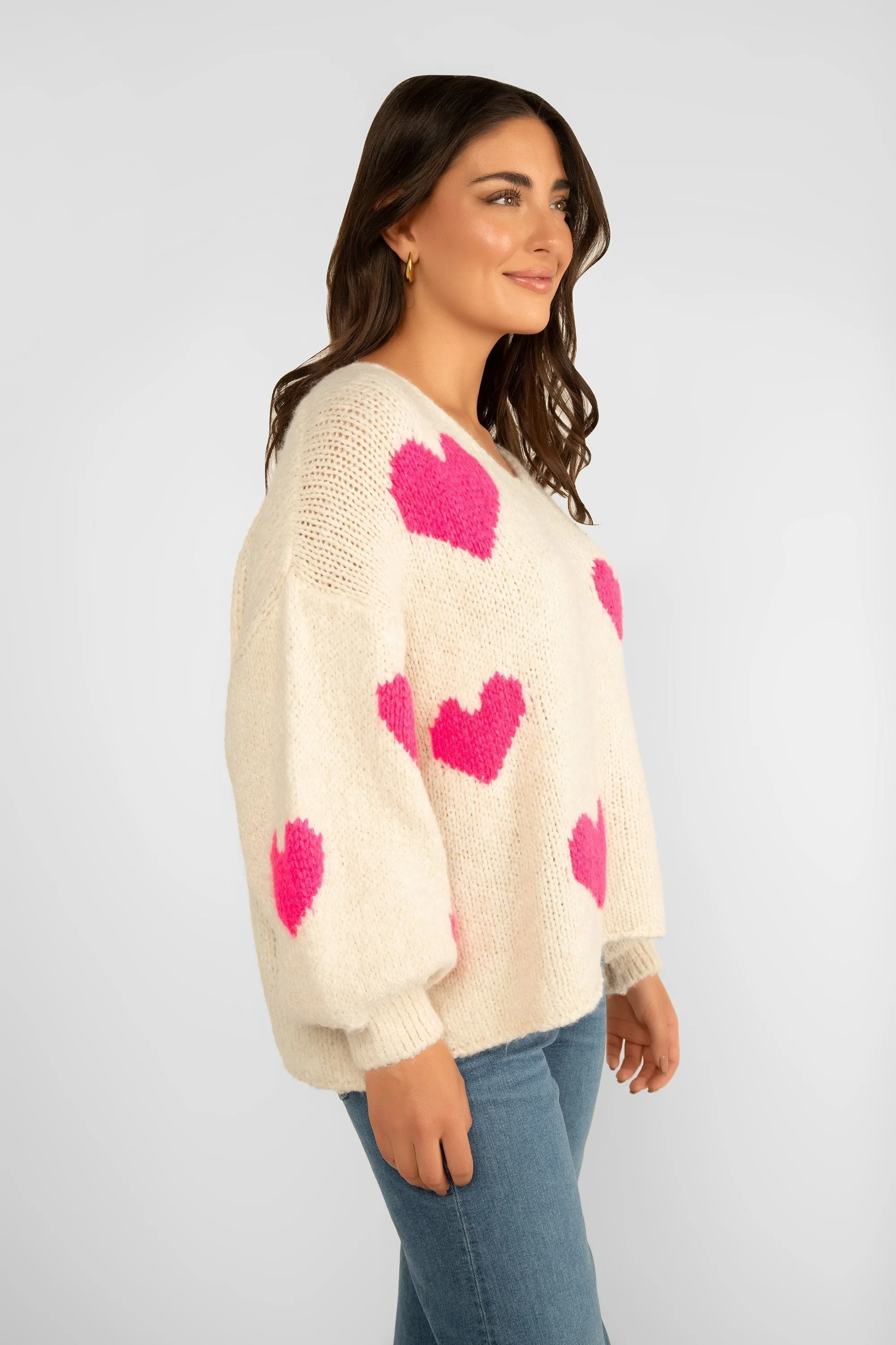 Boots & Hearts Long Sleeve Sweater sold by Bellissima product image thumbnail 5