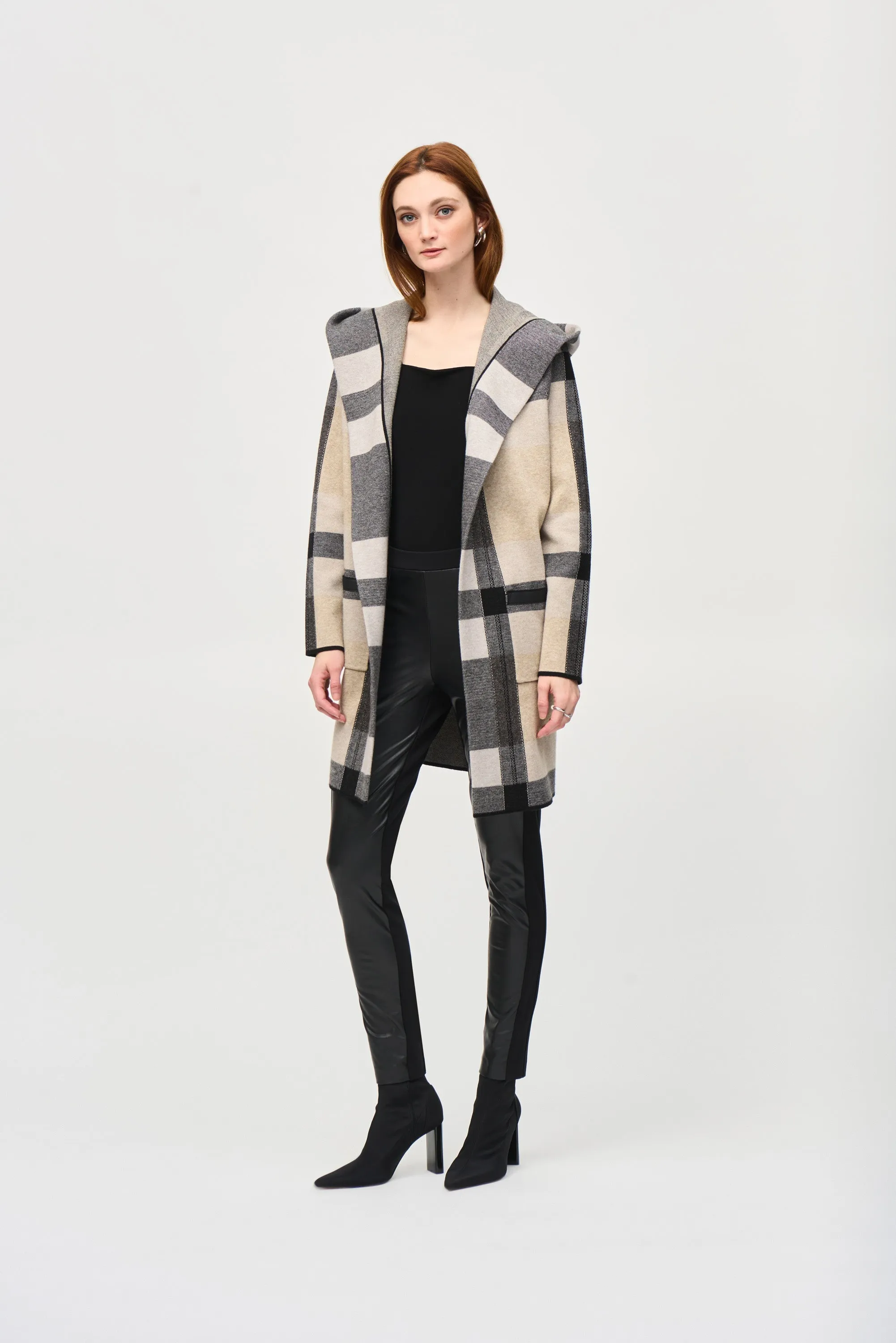 Heavy Knit and Leatherette Leggings sold by Bellissima