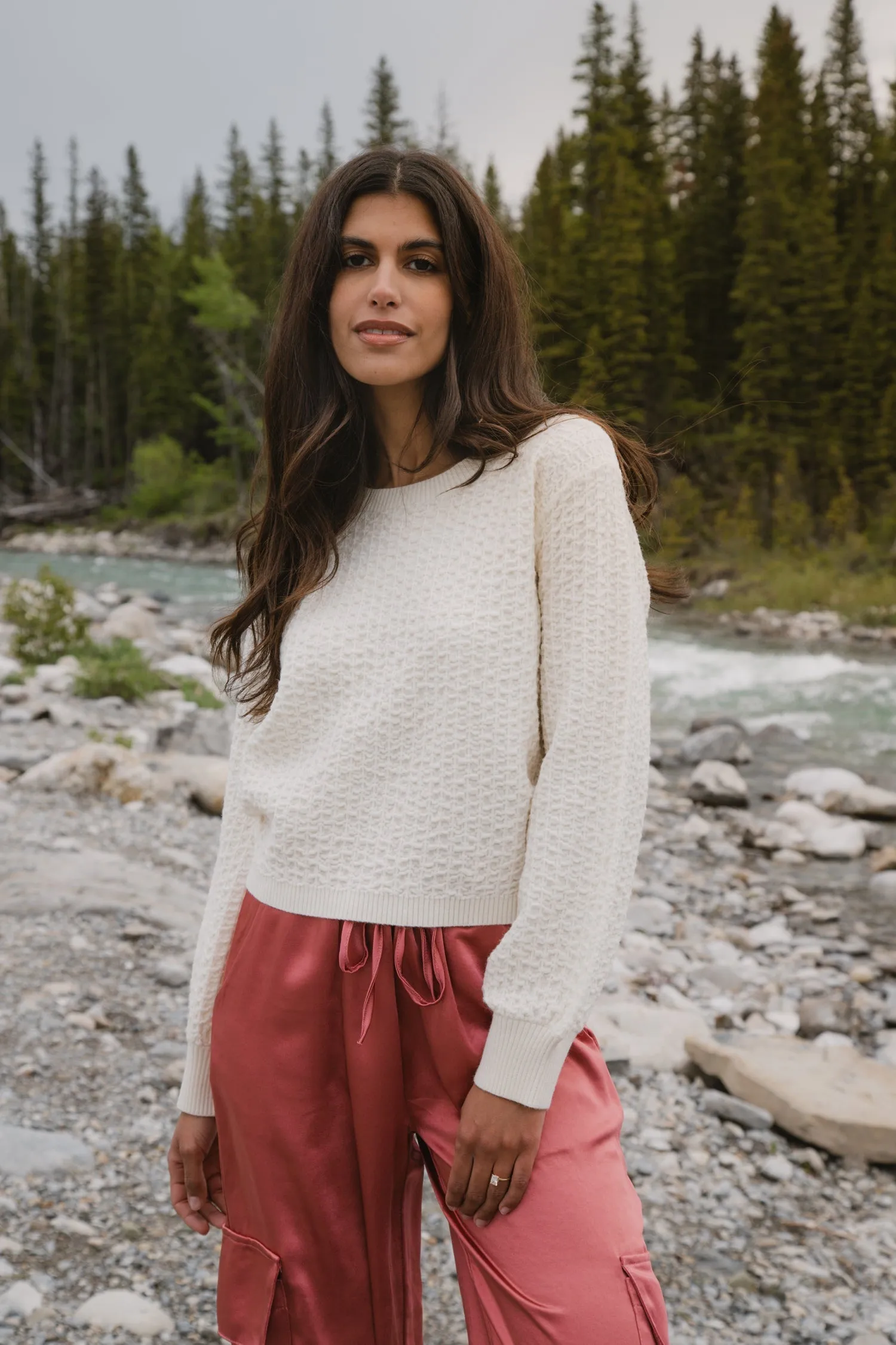 Percy Textured Sweater sold by Bellissima