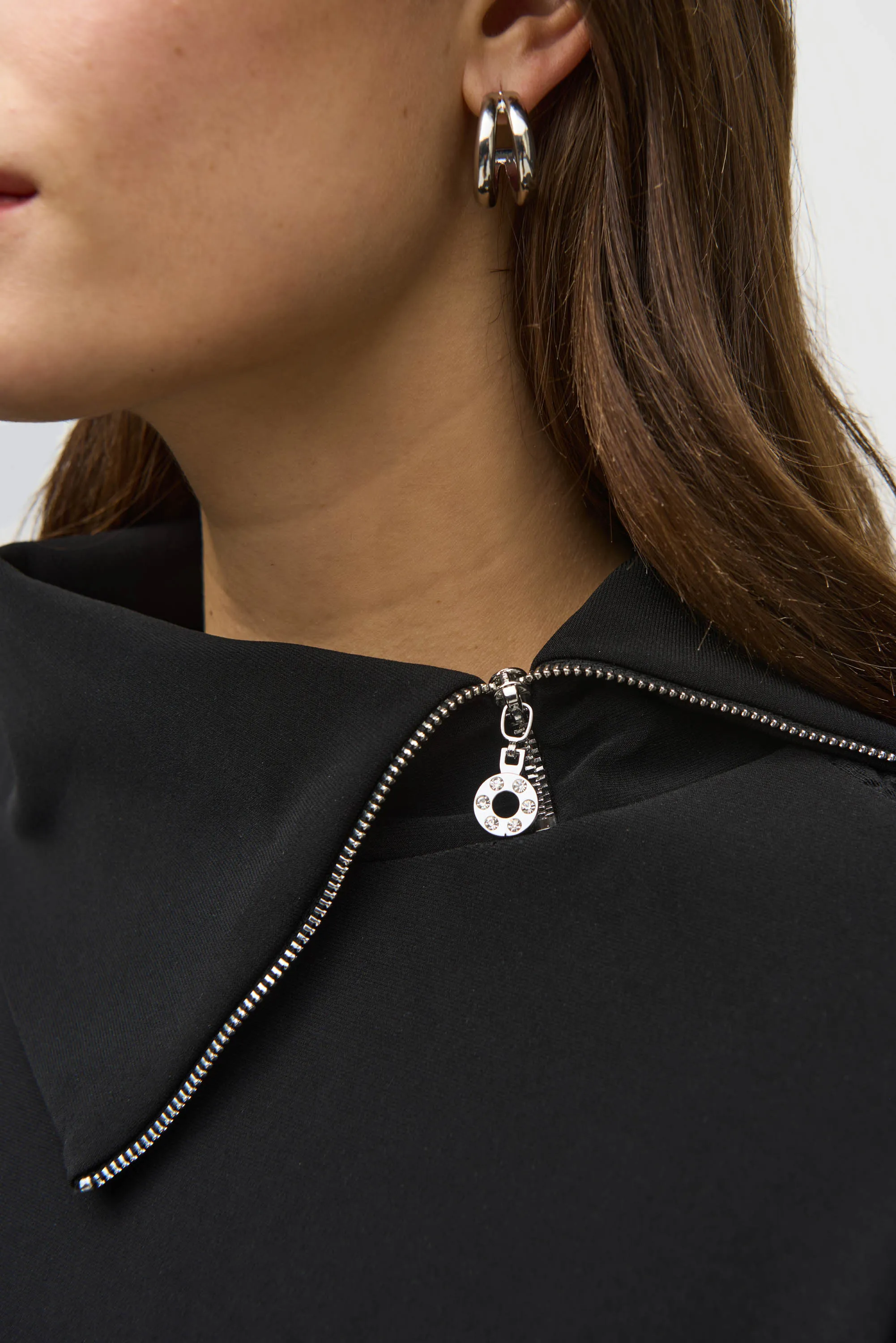 Silky Knit Tunic with Lurex Quilting Inserts sold by Bellissima product image thumbnail 2