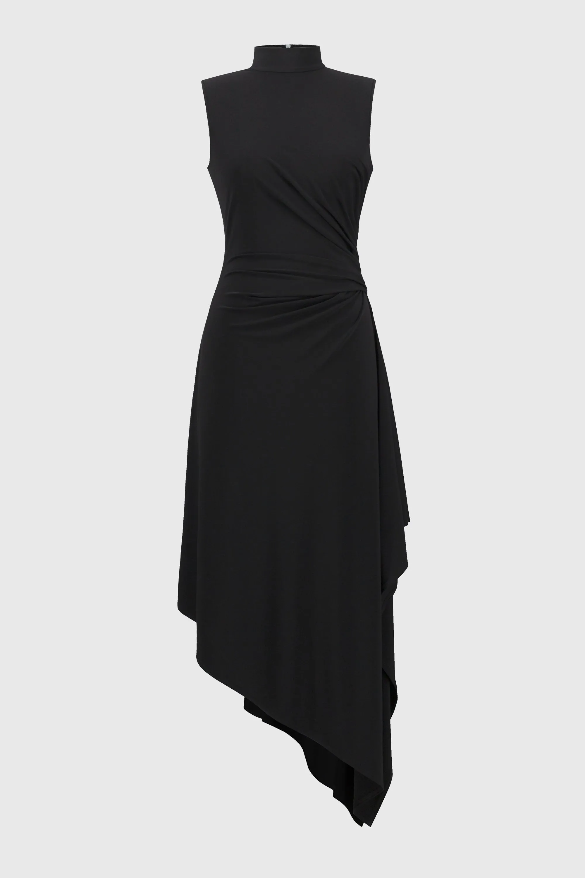 Sleeveless Asymmetrical Mock Neck Dress sold by Bellissima product image thumbnail 5