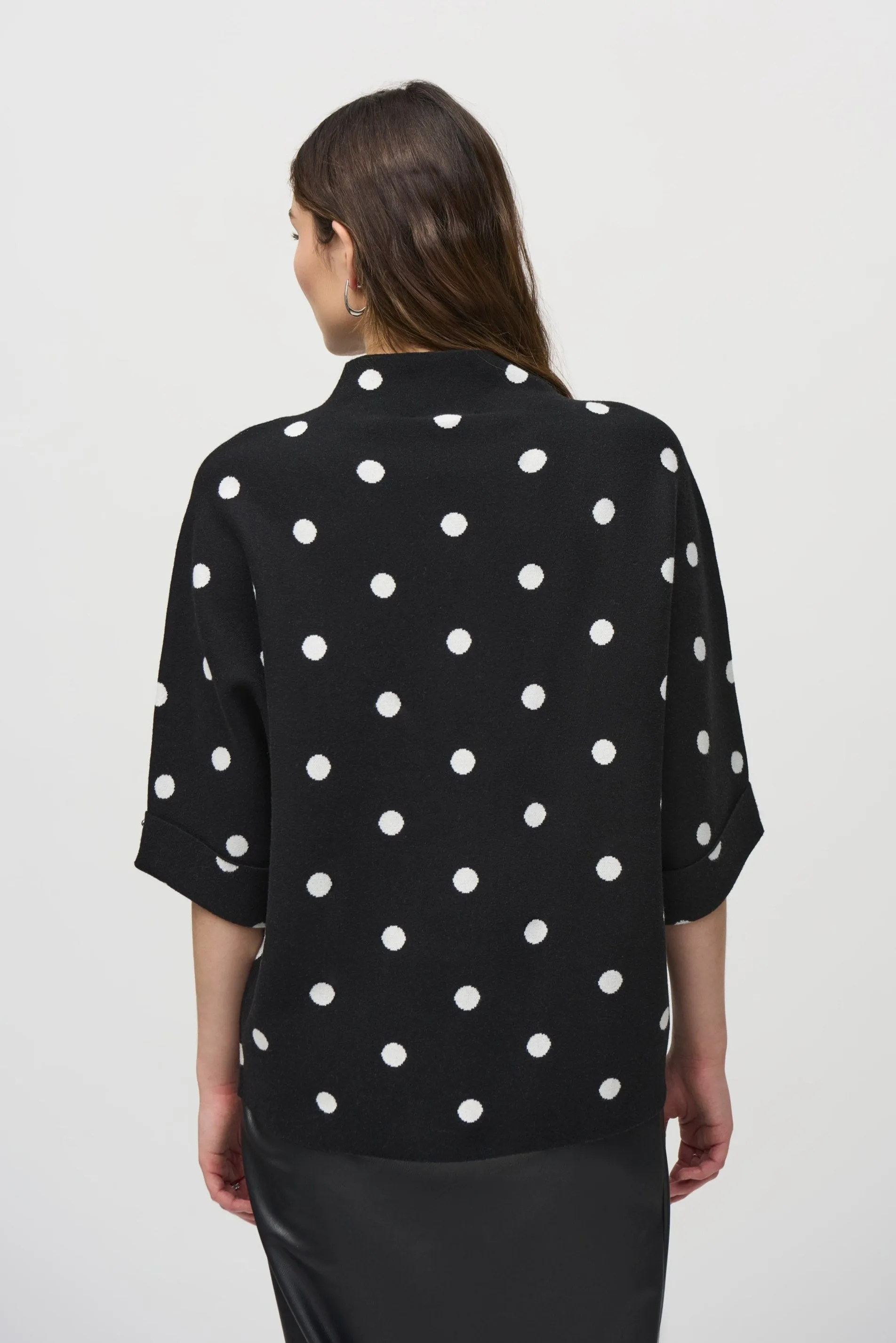 Jacquard Sweater Dot Print Top sold by Bellissima product image thumbnail 5