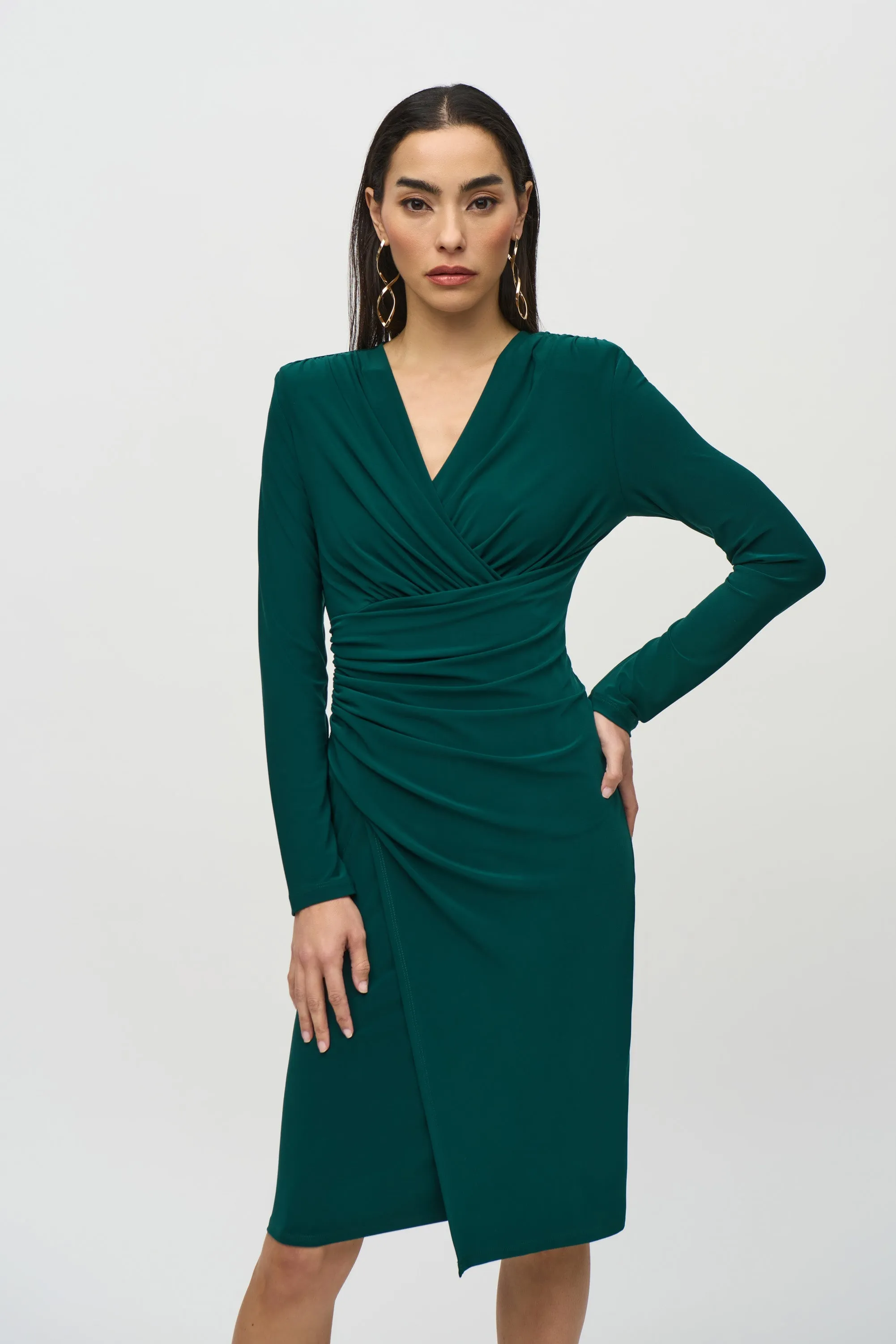 Silky Knit Wrap Dress sold by Bellissima product image thumbnail 2