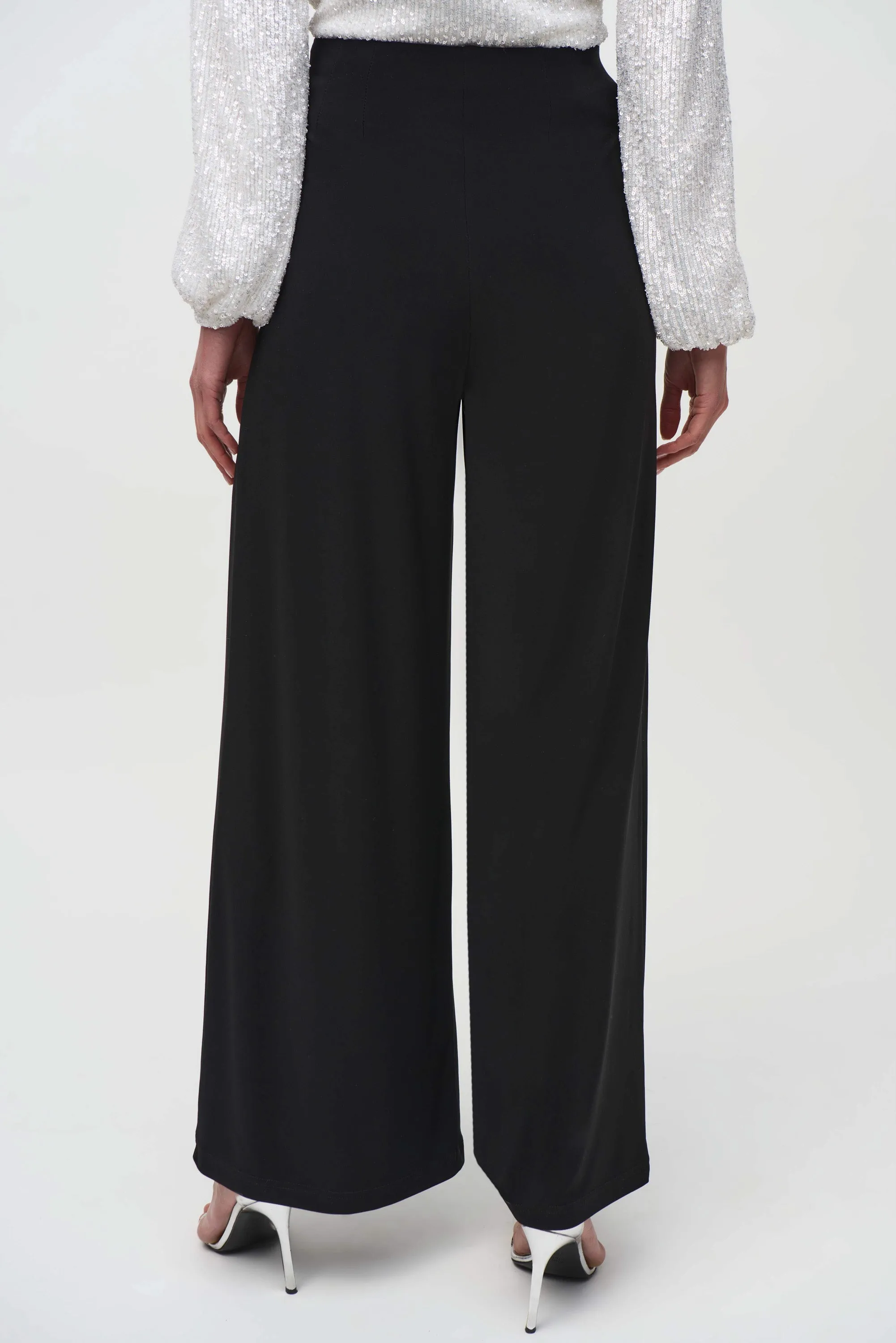 Silky Knit Wide-Leg Pull-On Pants sold by Bellissima product image thumbnail 5
