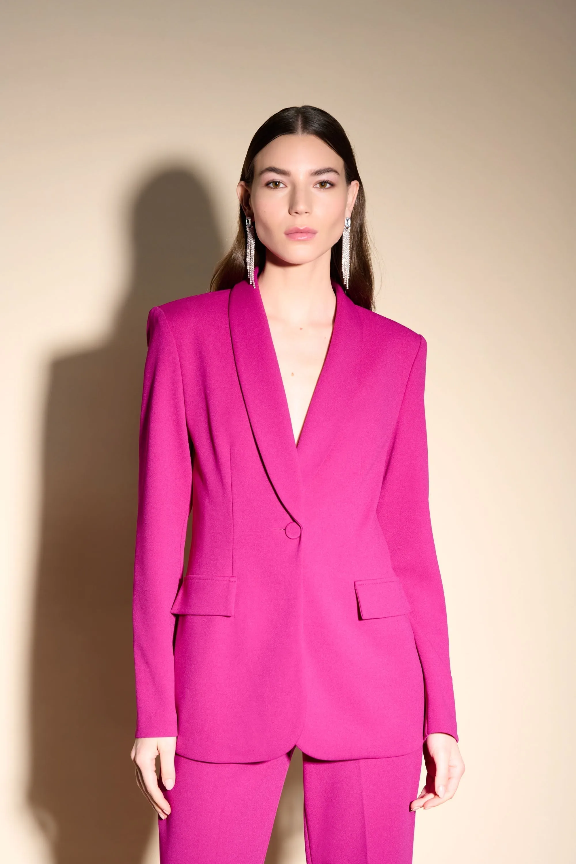 Scuba Crepe Fitted Blazer sold by Bellissima