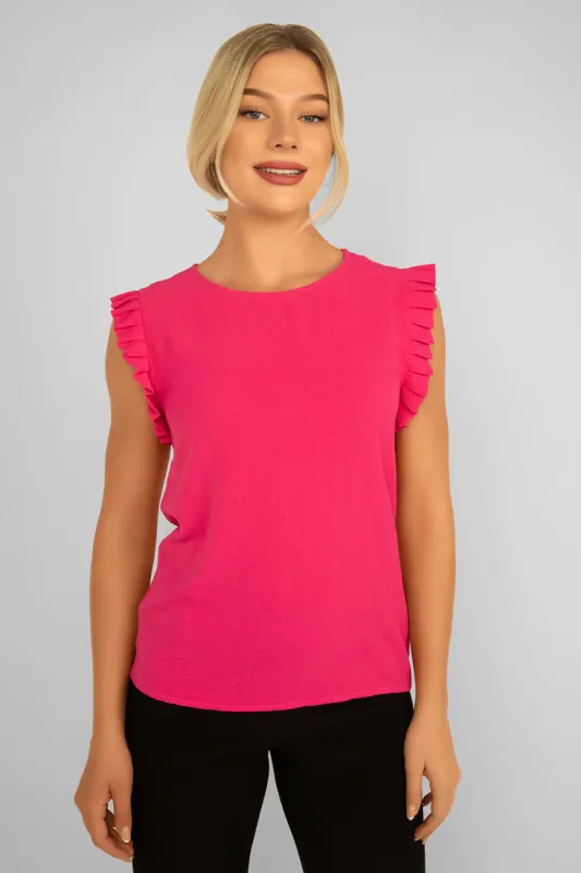 Ruffle Sleeve Blouse sold by Bellissima