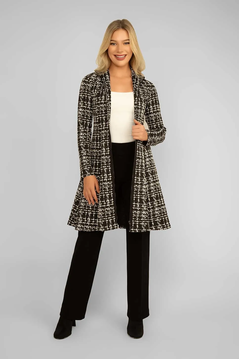 Plaid Tweed Jacket sold by Bellissima product image thumbnail 5