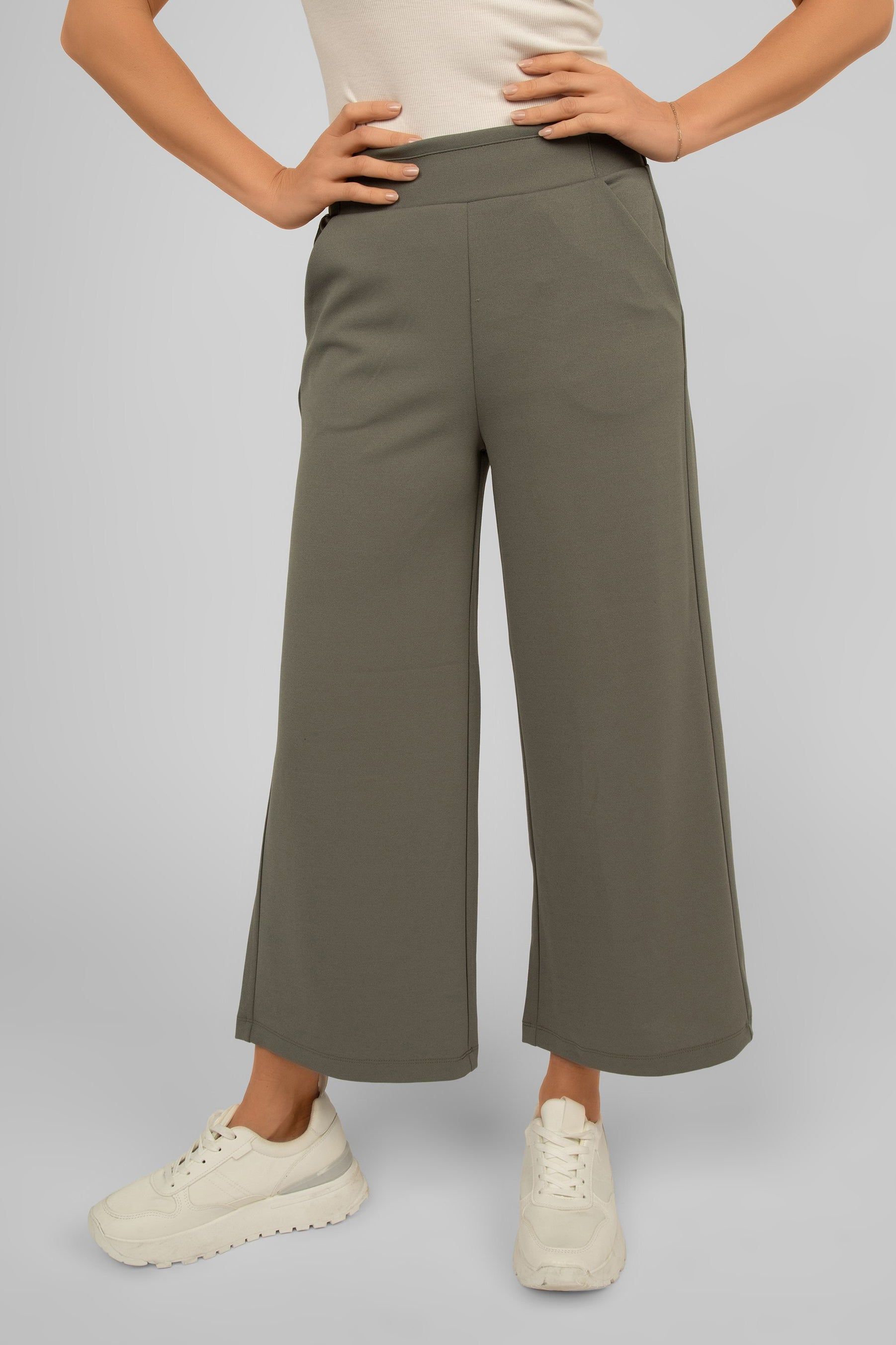 Pull On Wide Leg Cropped Pants sold by Bellissima product image thumbnail 2