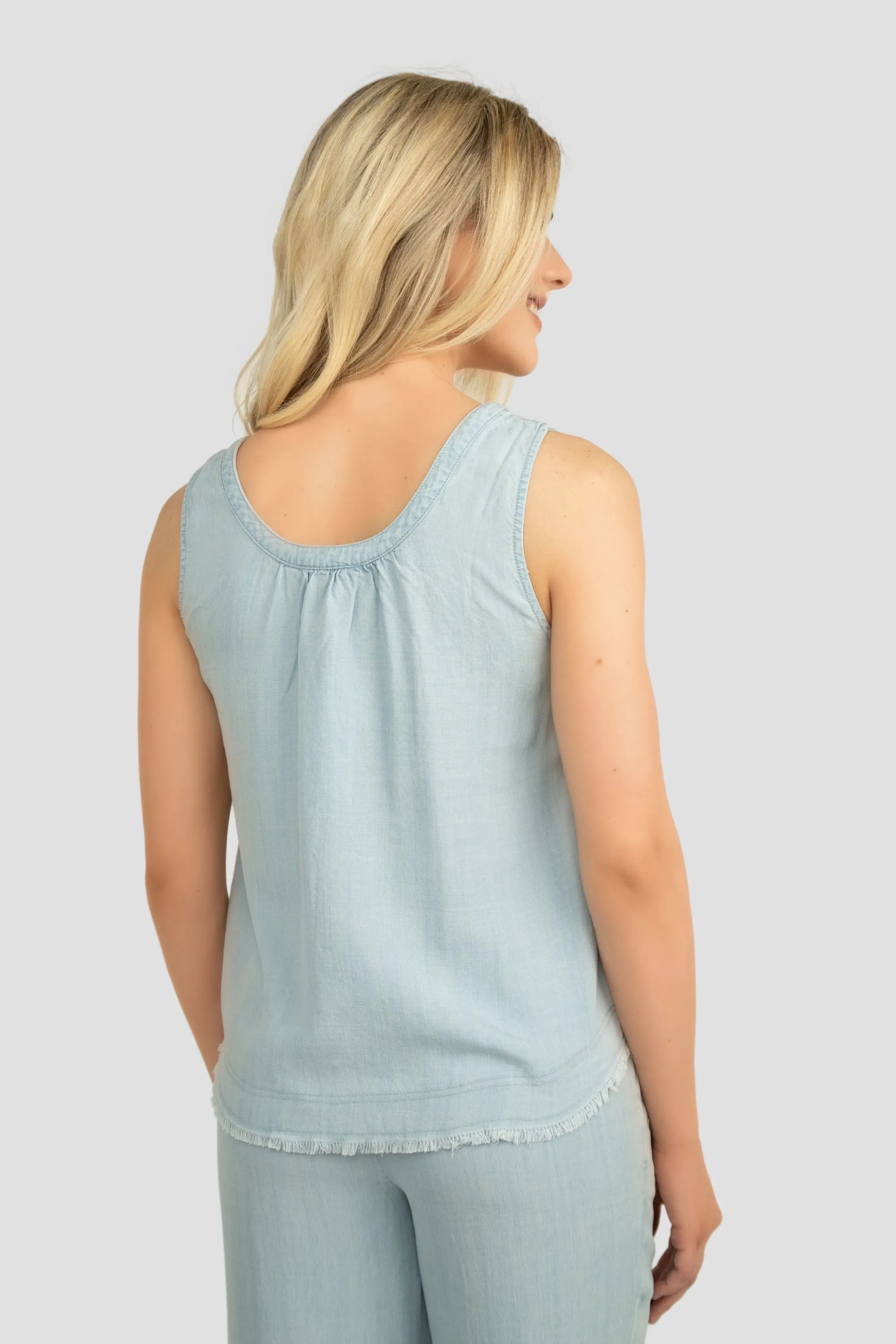 Tencel Relaxed Tank Top sold by Bellissima product image thumbnail 2