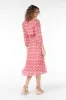 Zigzag Printed Midi Dress sold by Bellissima
